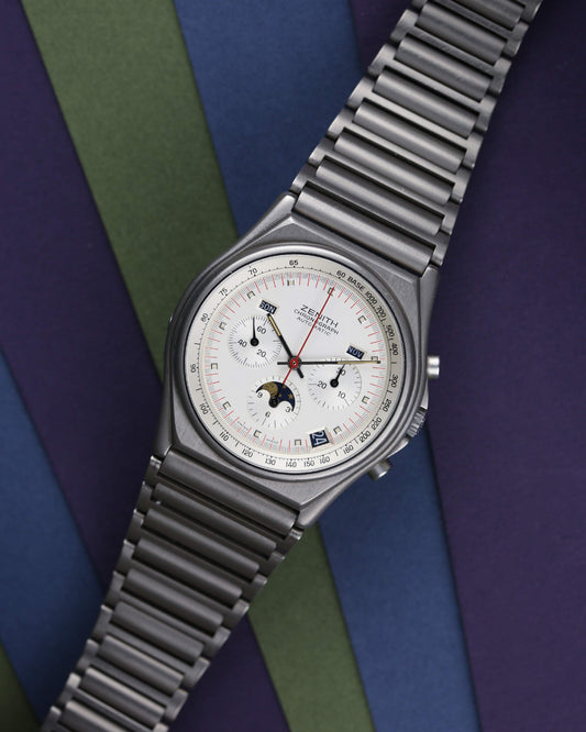 Zenith Port Royal Titanium 95.0100.418 Neo-Vintage Moonphase Serviced