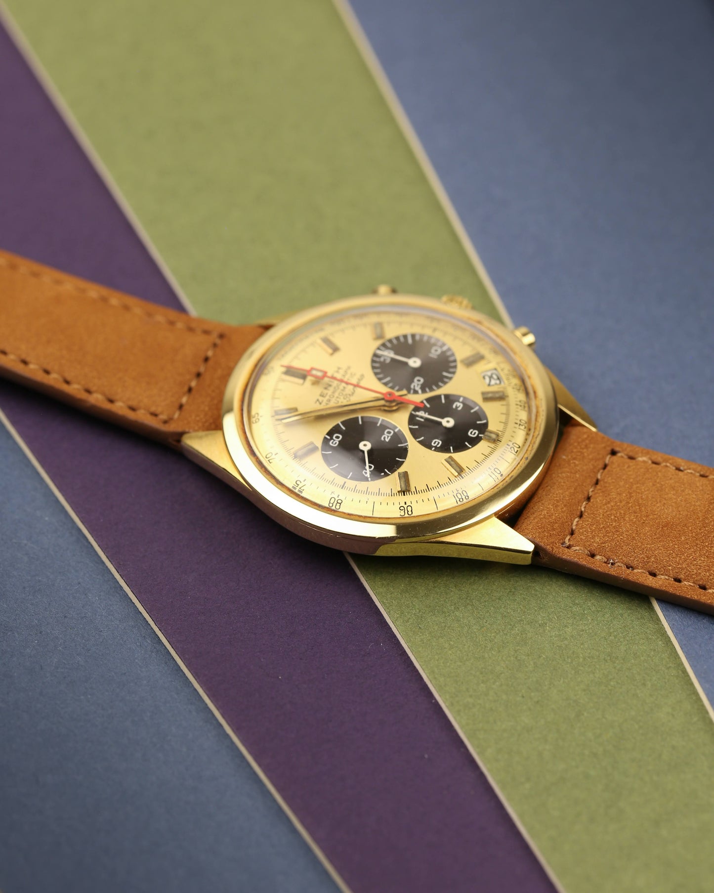 Zenith G582 Vintage El Primero 18k Chronograph