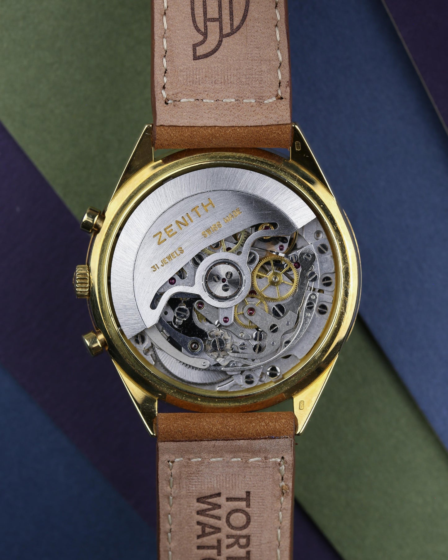 Zenith G582 Vintage El Primero 18k Chronograph