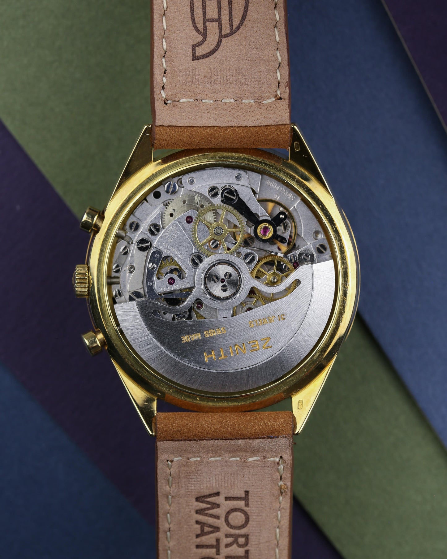 Zenith G582 Vintage El Primero 18k Chronograph