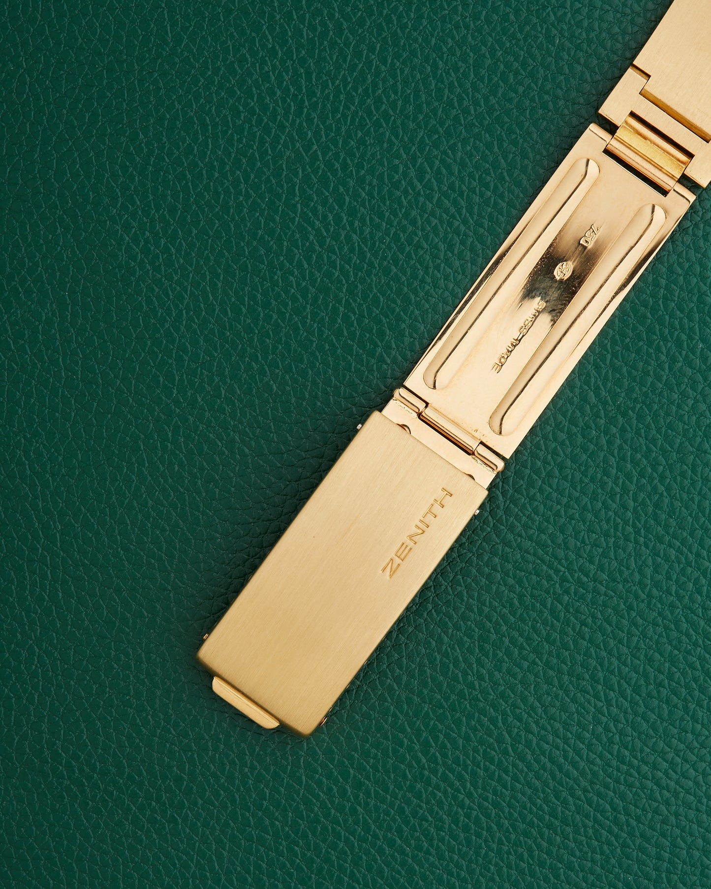 Zenith Defy De Luxe 18k Gold Gay Freres Gold Lobster Bracelet