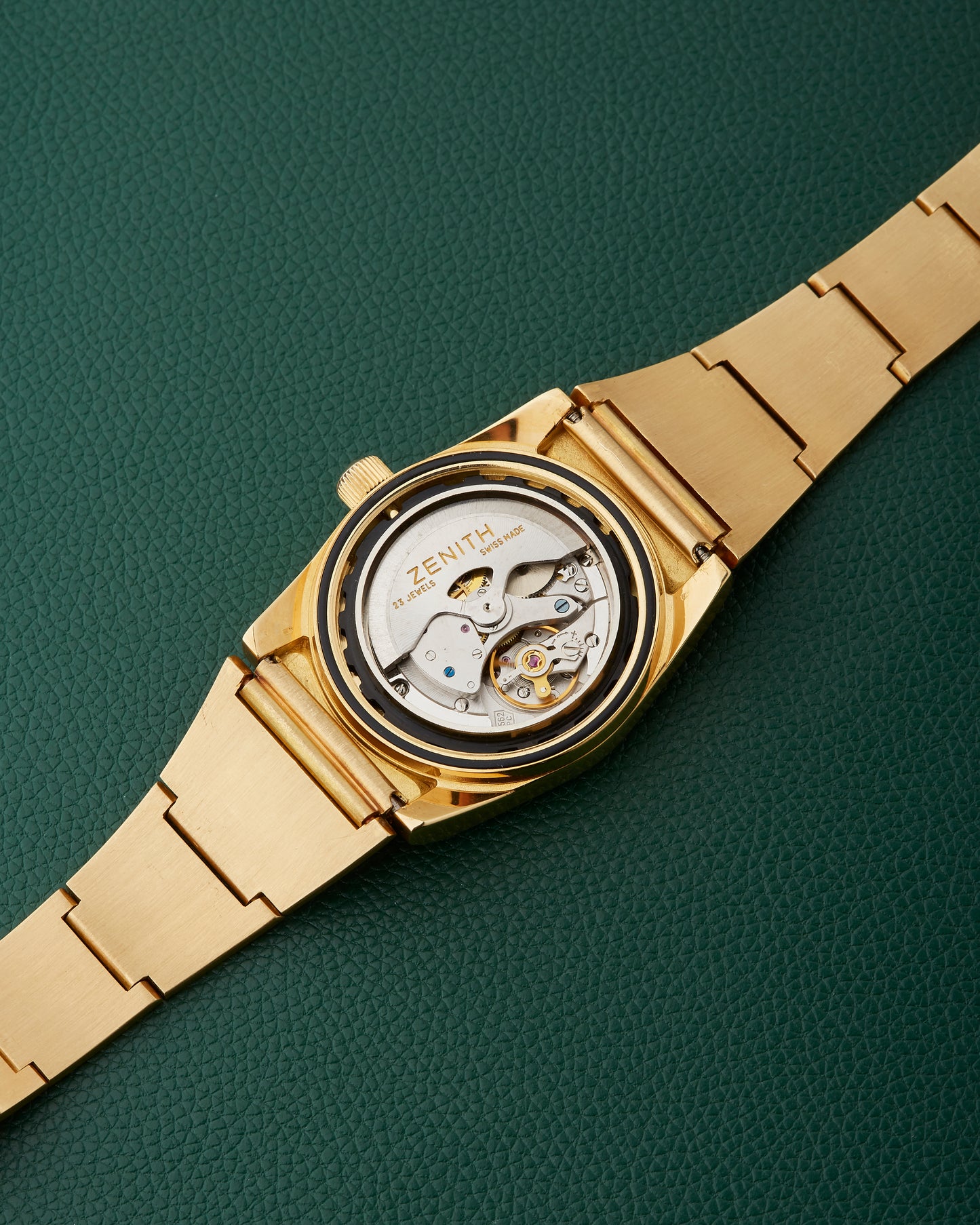 Zenith Defy De Luxe 18k Gold Gay Freres Gold Lobster Bracelet