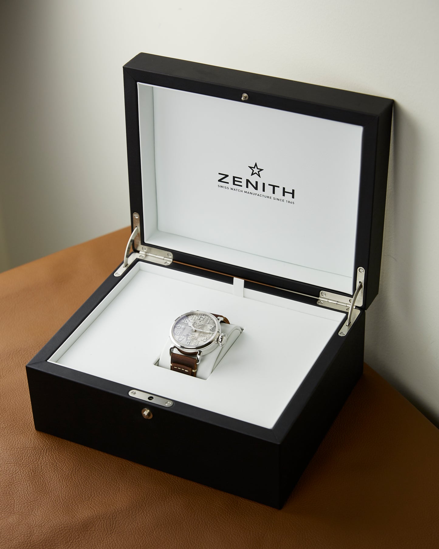 Zenith Pilot Montre D'Aeronef Type 20 Extra Special AG925 Silver 05.2430.679/17.c902 Full Set