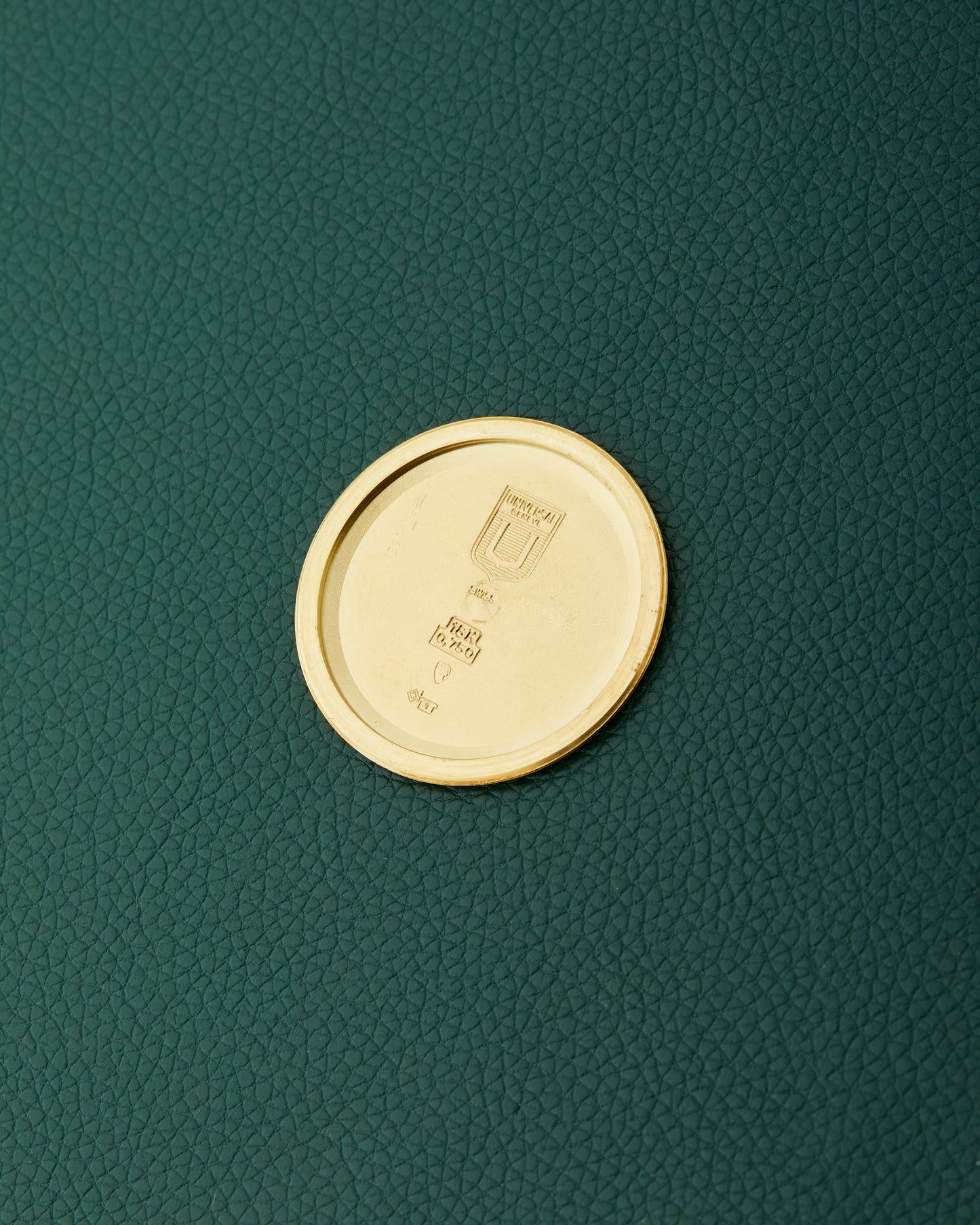 Universal Geneve Polerouter Ref. 104608 Duray Double Signed Yellow Gold 18K
