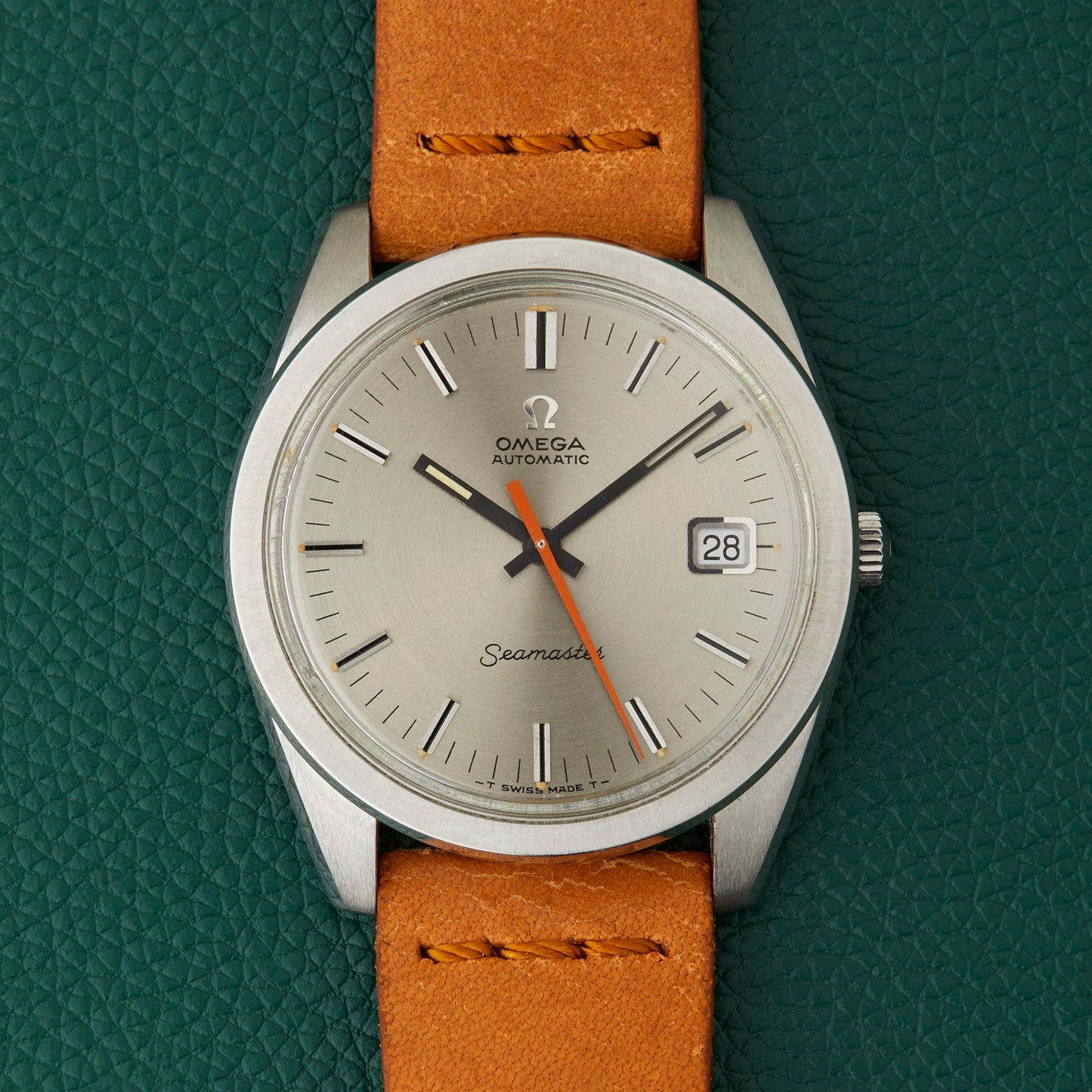Omega Seamaster Automatic Ref. 166.028 Orange Hand Vintage 1967