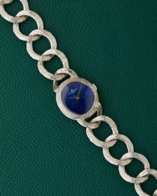 Baume & Mercier Lapis 925 Sterling Silver Bracelet