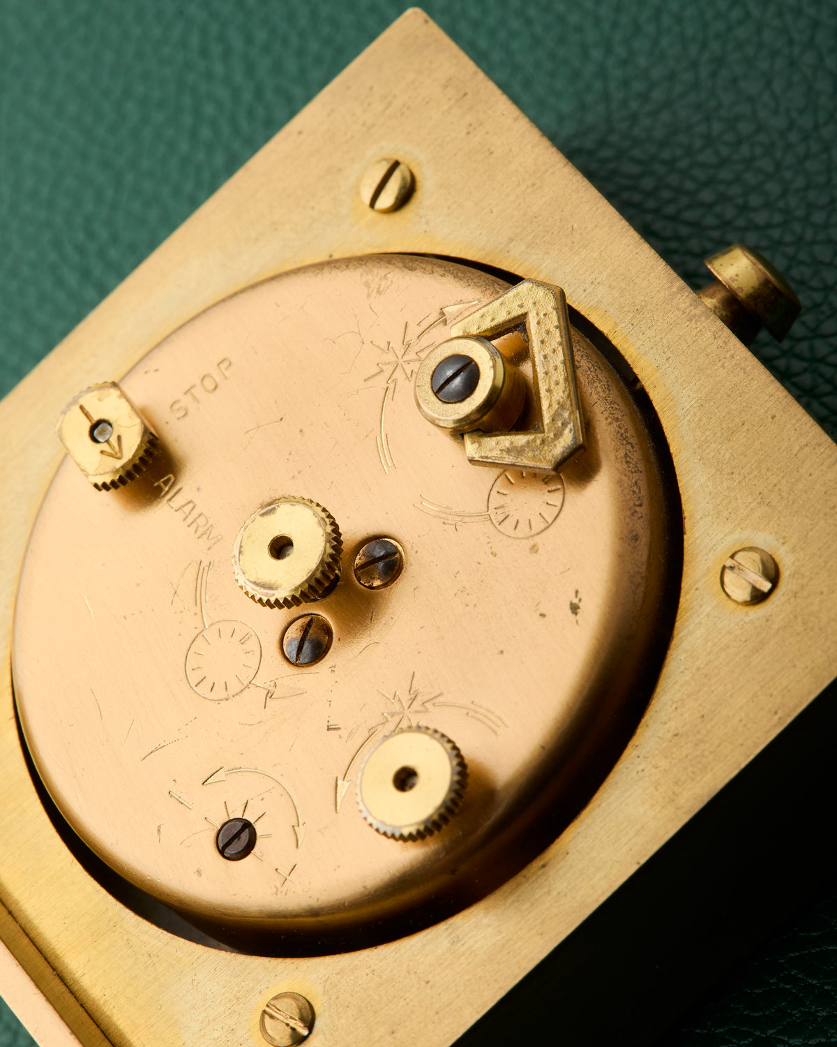 Jaeger-LeCoultre Lapis Lazuli Effect Travel Alarm Clock