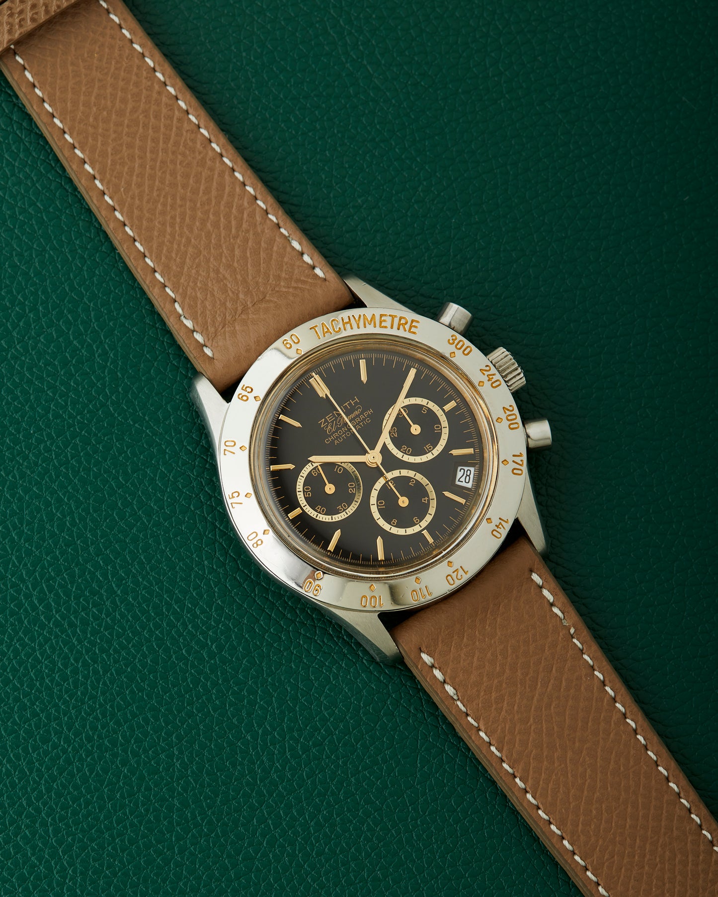 Zenith De Luca II 01.0300.400 El Primero Black Dial Neo-Vintage