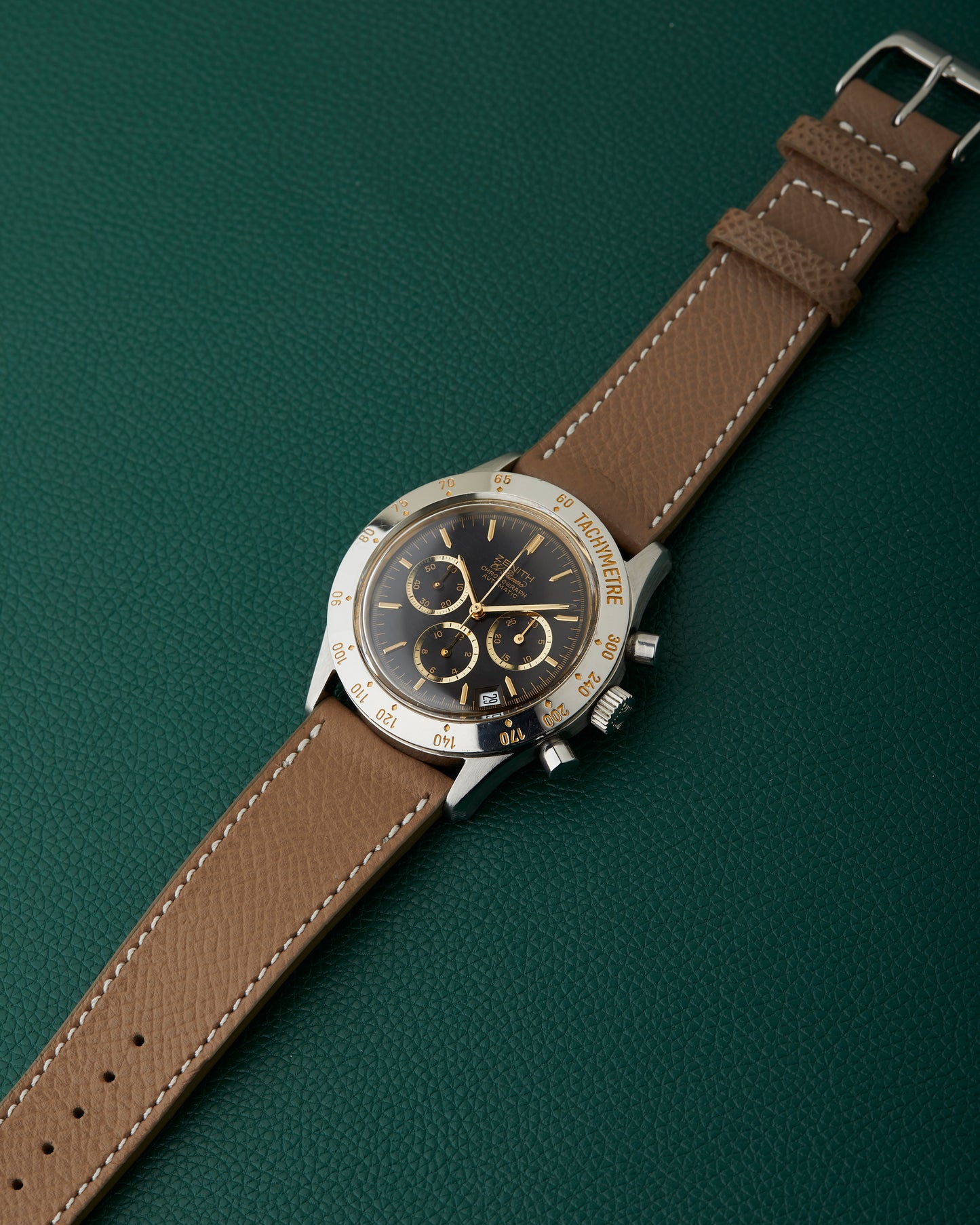 Zenith De Luca II 01.0300.400 El Primero Black Dial Neo-Vintage