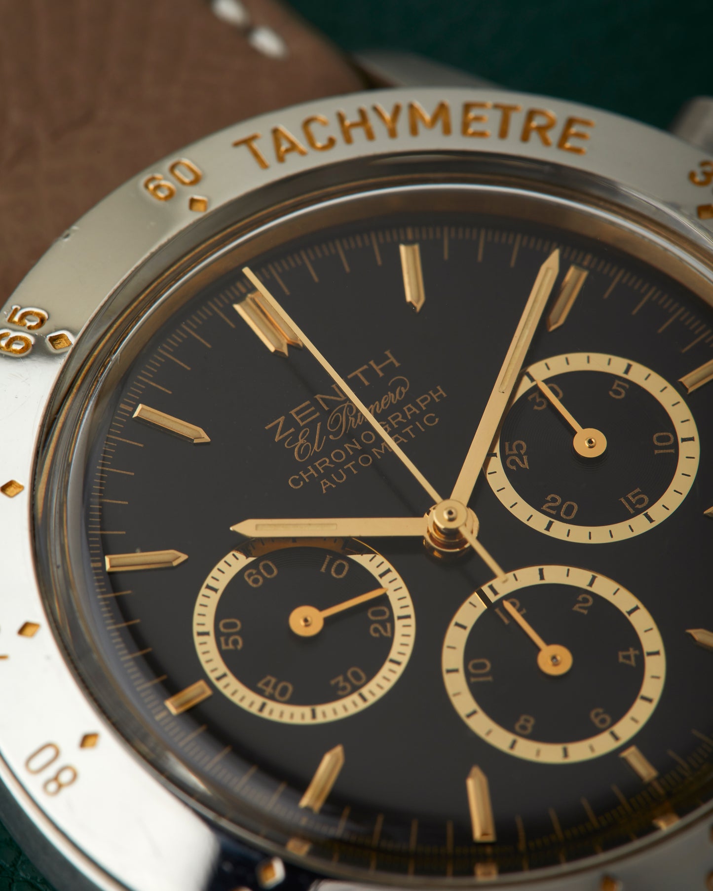 Zenith De Luca II 01.0300.400 El Primero Black Dial Neo-Vintage