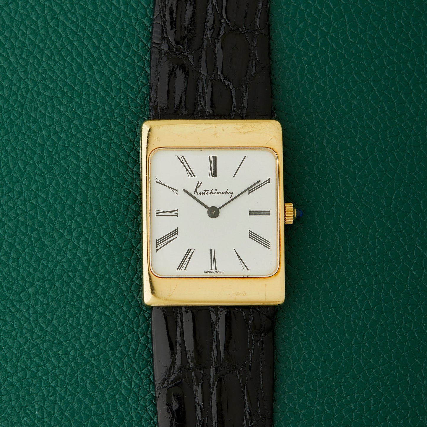 Kutchinsky by Chopard LUC 18K Yellow Gold Tank Ref. 2084 Box