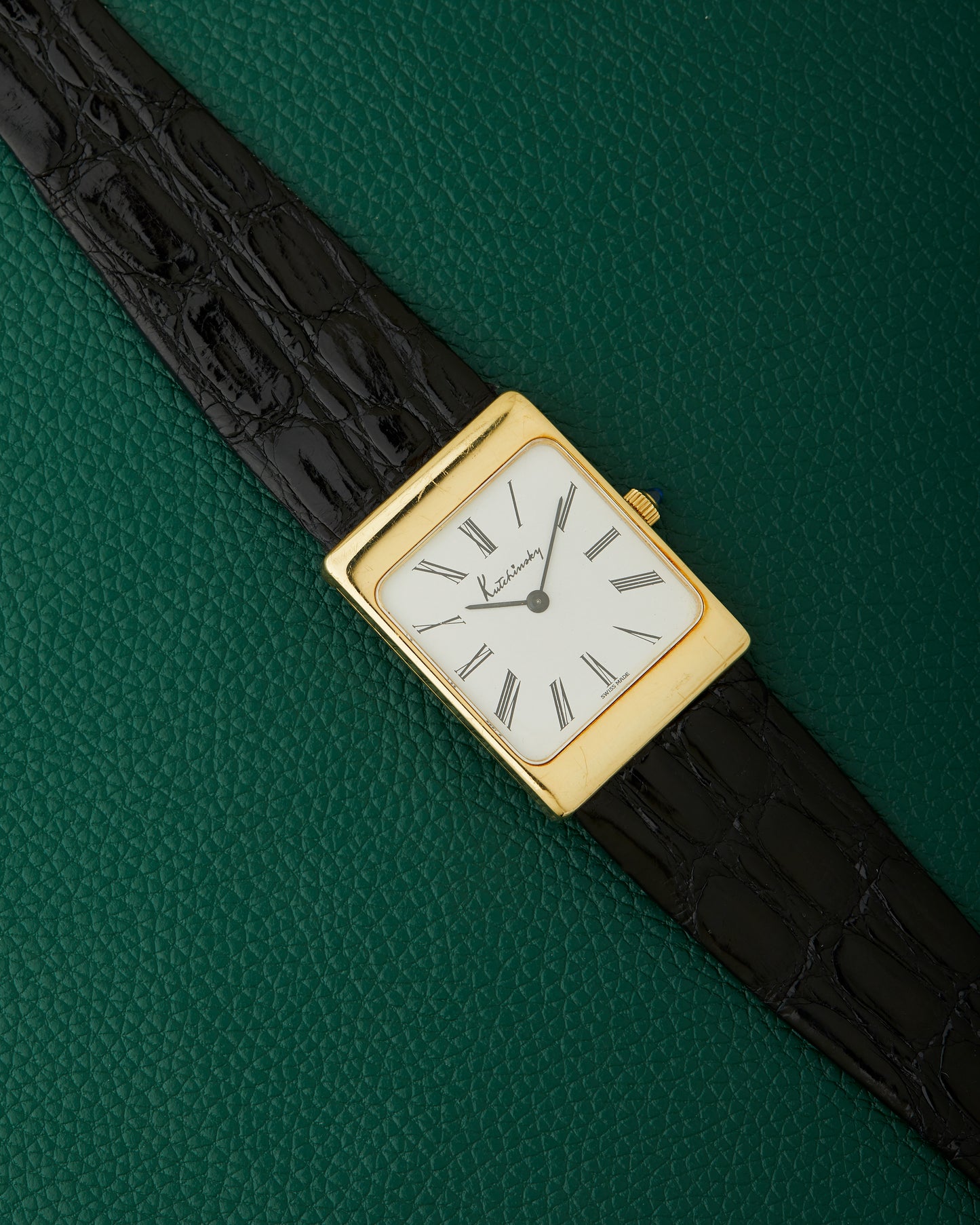 Kutchinsky by Chopard LUC 18K Yellow Gold Tank Ref. 2084 Box