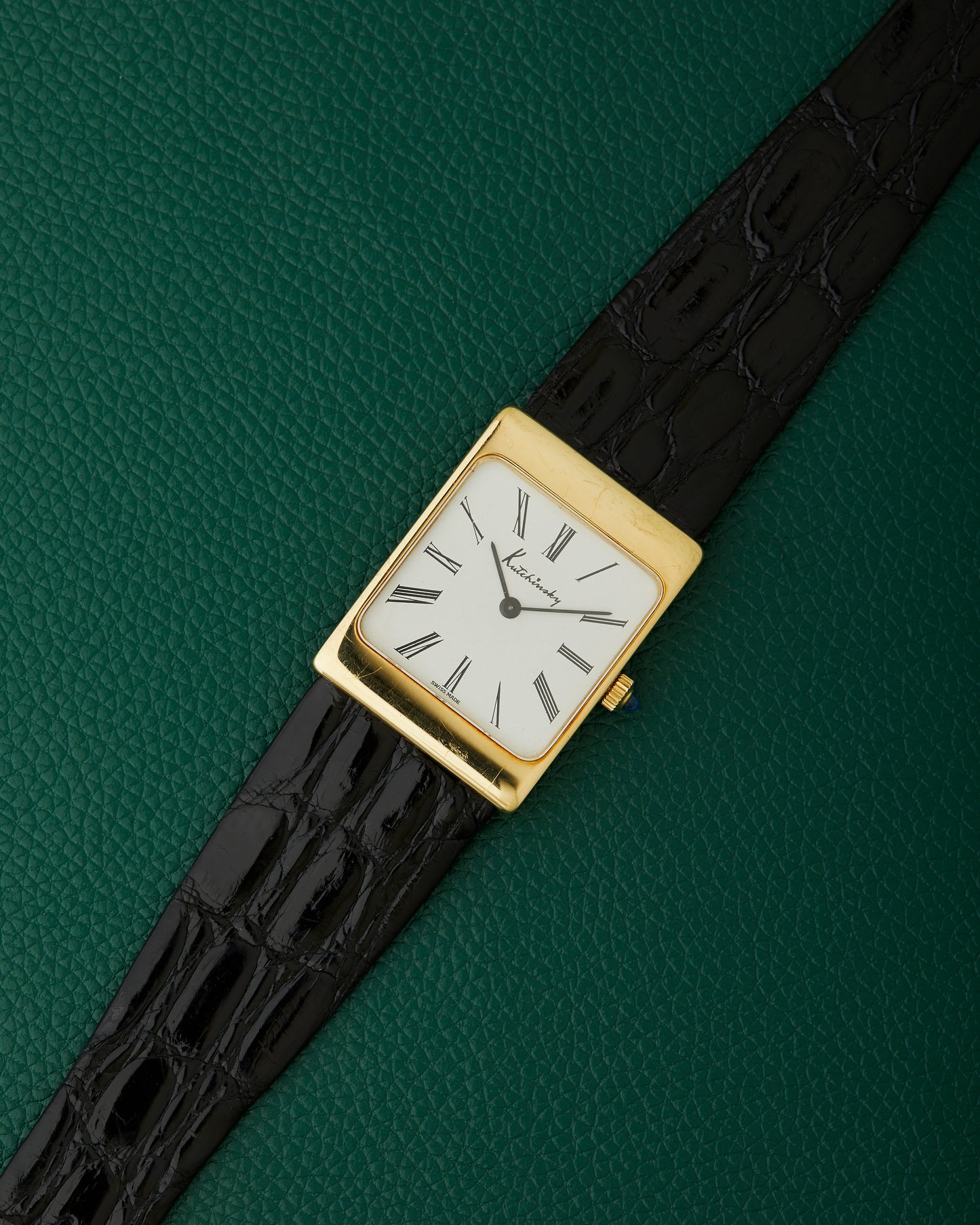 Kutchinsky by Chopard LUC 18K Yellow Gold Tank Ref. 2084 Box