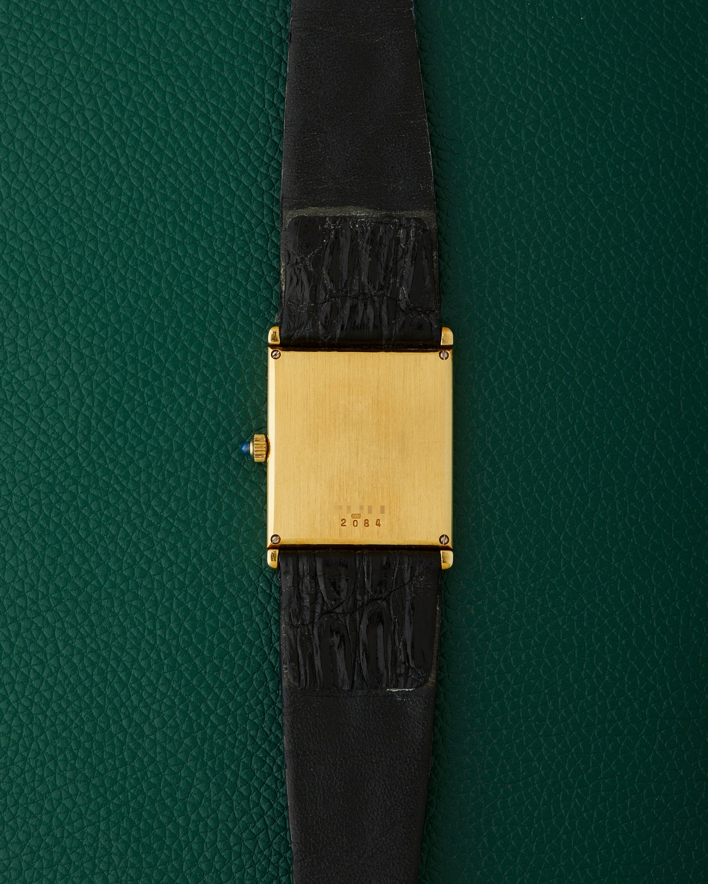 Kutchinsky by Chopard LUC 18K Yellow Gold Tank Ref. 2084 Box