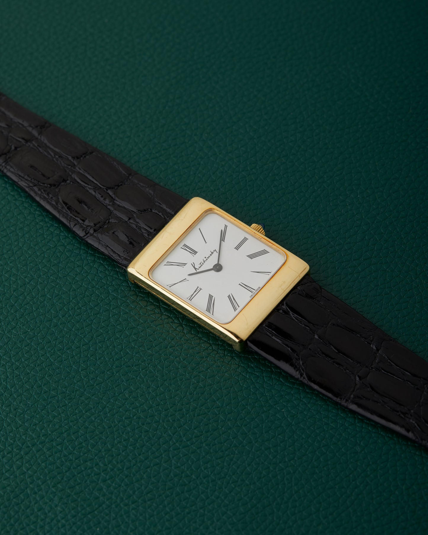 Kutchinsky by Chopard LUC 18K Yellow Gold Tank Ref. 2084 Box