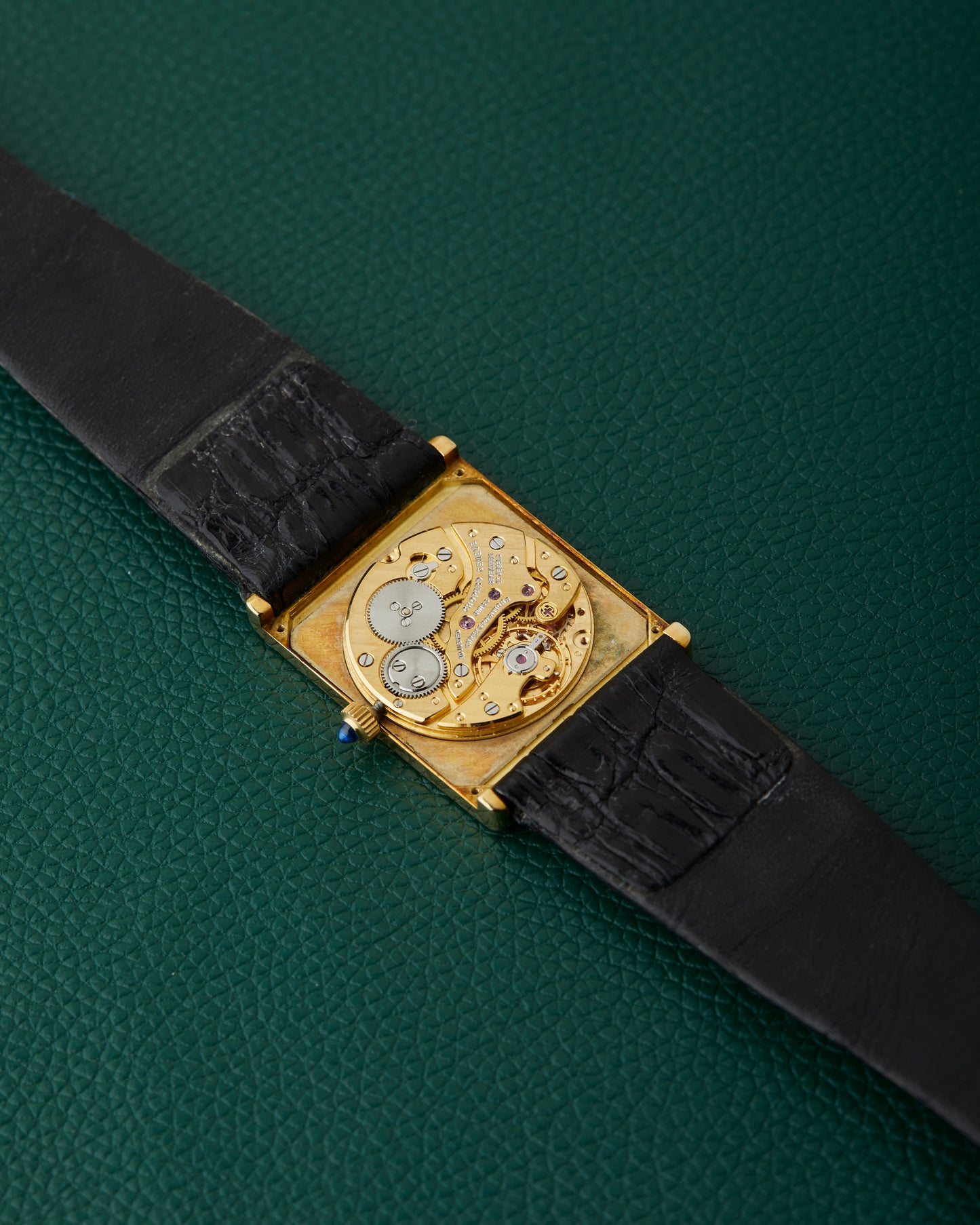 Kutchinsky by Chopard LUC 18K Yellow Gold Tank Ref. 2084 Box