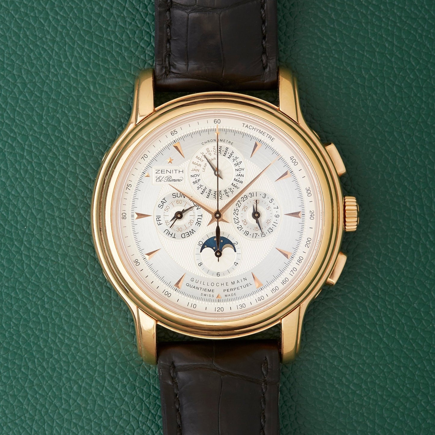 Zenith ChronoMaster 18.1260.4003 Millesime 2004 18k Rose Gold Perpetual Calendar