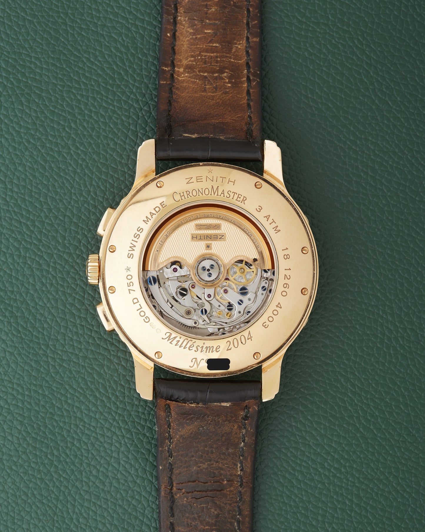 Zenith ChronoMaster 18.1260.4003 Millesime 2004 18k Rose Gold Perpetual Calendar