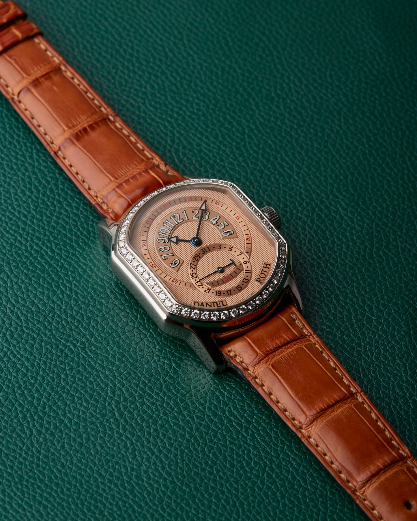 Daniel Roth Premier Retrograde 807.L.60 White Gold 18k Diamond Bezel Box