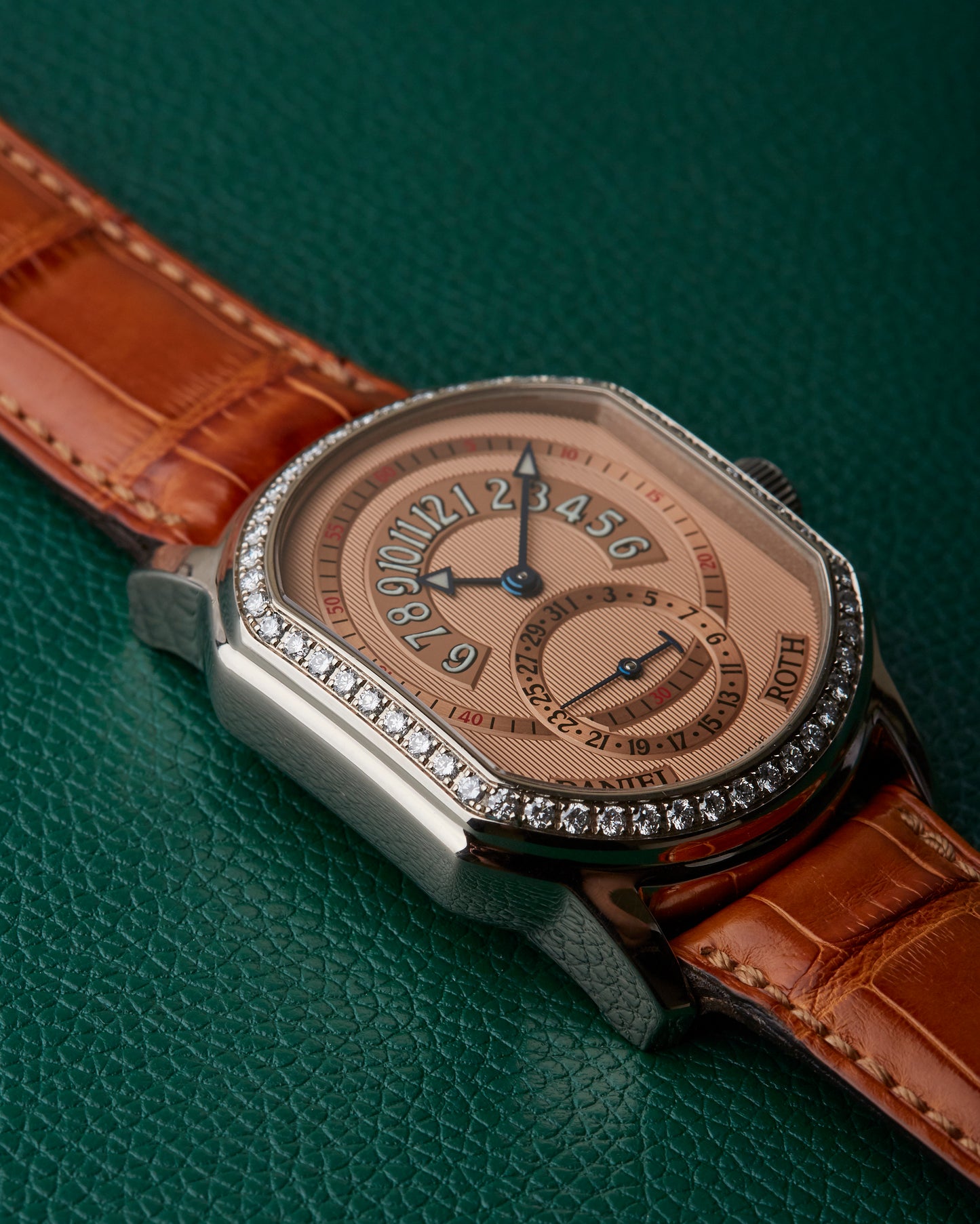Daniel Roth Premier Retrograde 807.L.60 White Gold 18k Diamond Bezel Box