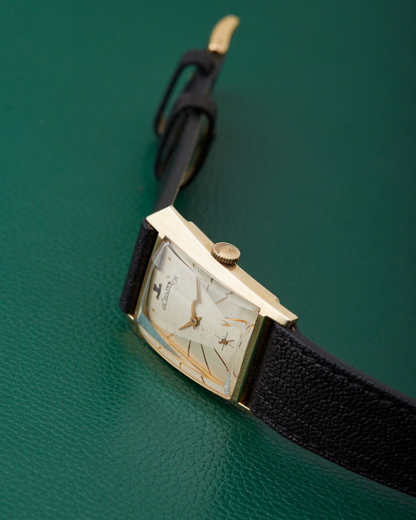 LeCoultre 2406 Jaeger-LeCoultre JLC Asymmetric Art Deco Watch