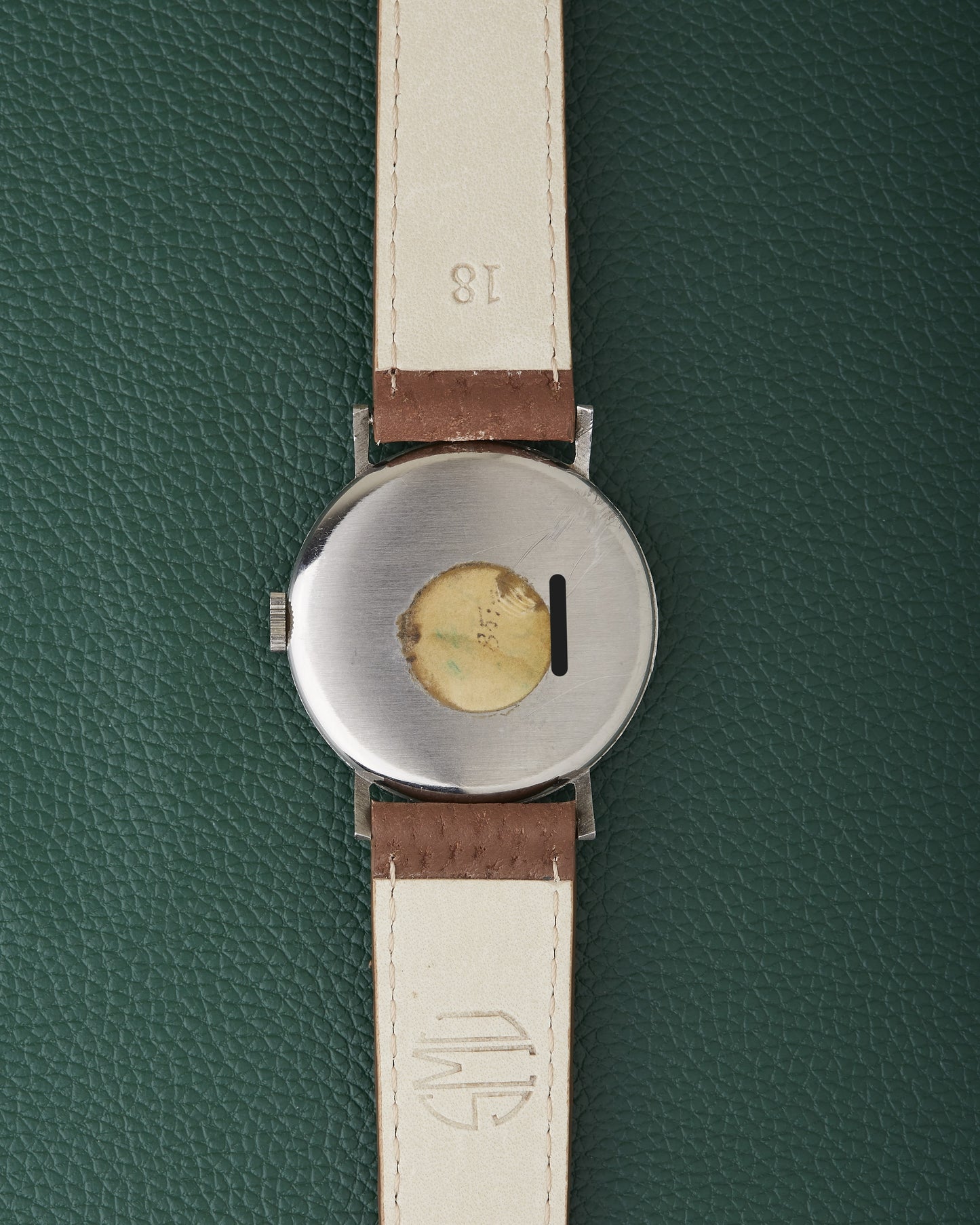 Glycine Bienne Geneve Art Deco Dial Stainless Steel Vintage