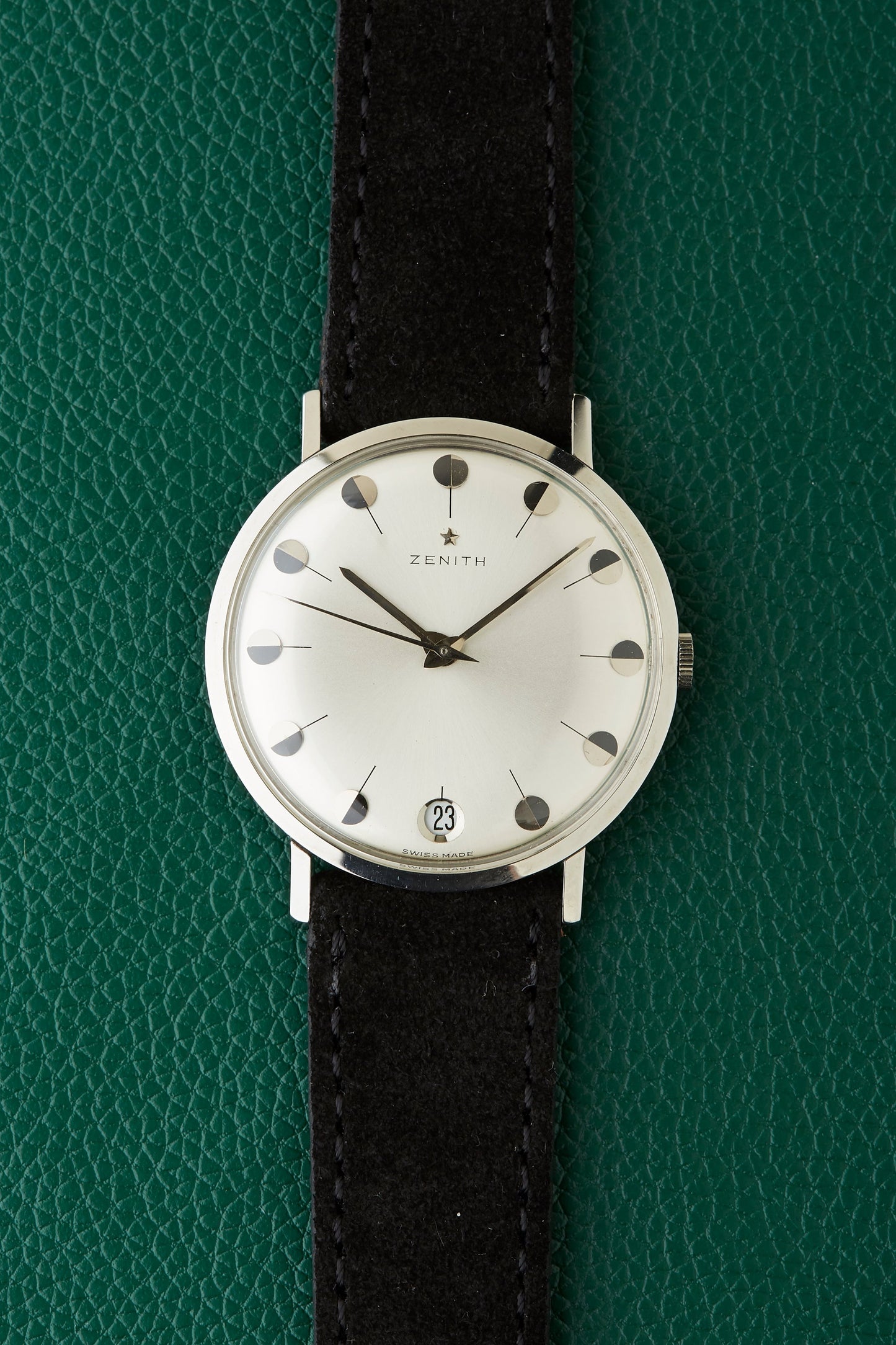 Zenith Art Deco Markers 34mm Stainless Steel Dress Watch