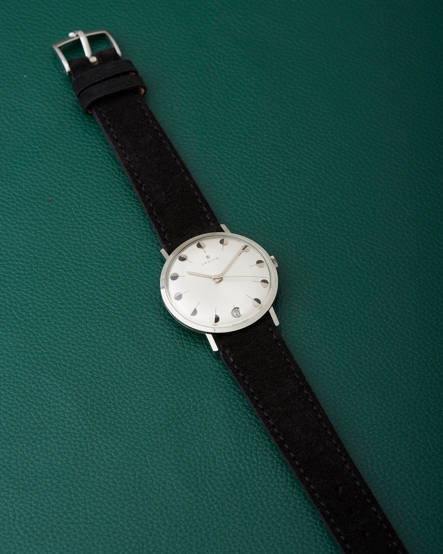 Zenith Art Deco Markers 34mm Stainless Steel Dress Watch