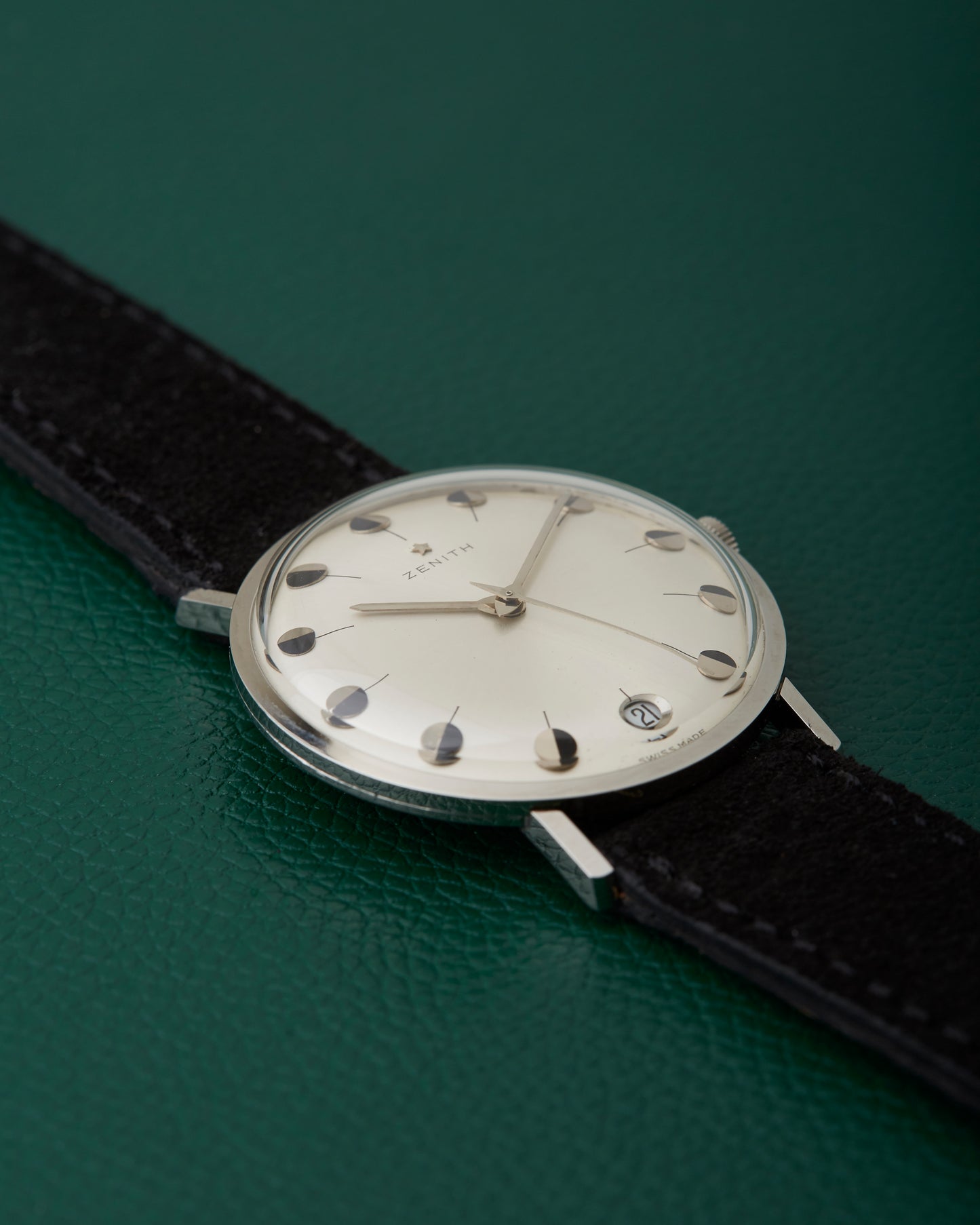 Zenith Art Deco Markers 34mm Stainless Steel Dress Watch