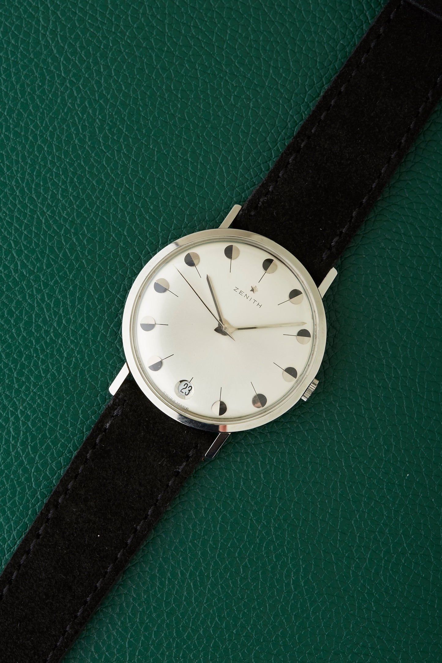 Zenith Art Deco Markers 34mm Stainless Steel Dress Watch