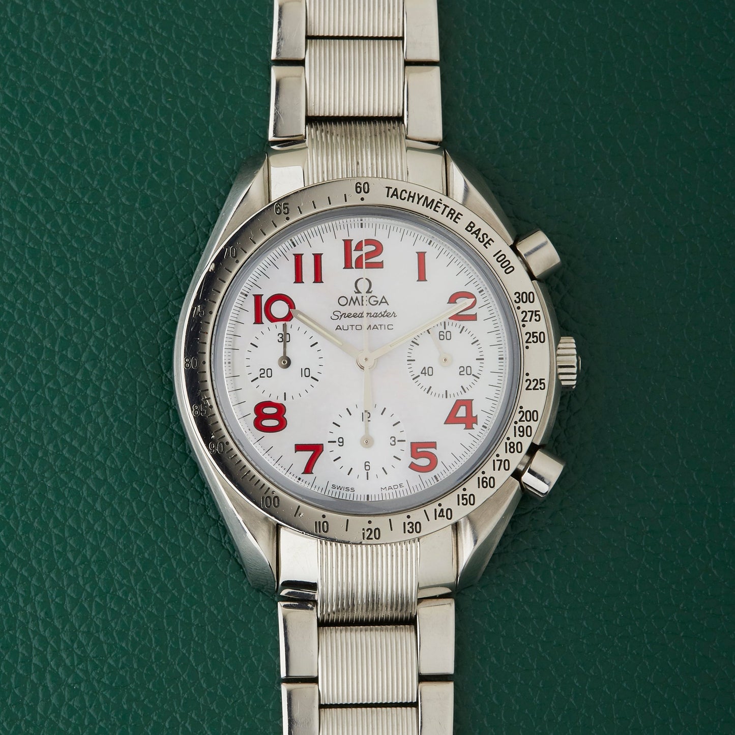 Omega Speedmaster 3534.79.00 Mother of Pearl Dial Steel Watch Full Set