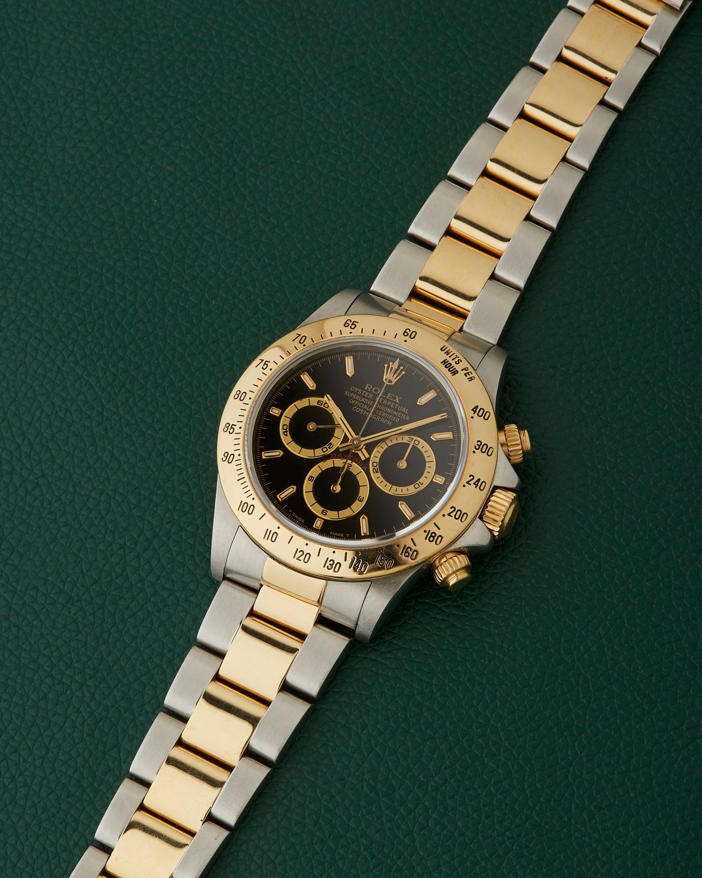 Rolex Daytona 16523 Black Dial Two Tone Zenith 1997