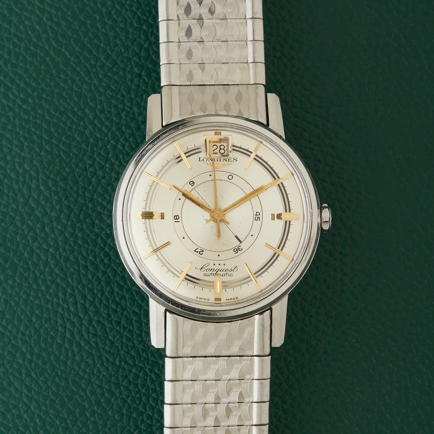 Longines Conquest 9032 Power Reserve Date Signed Bracelet