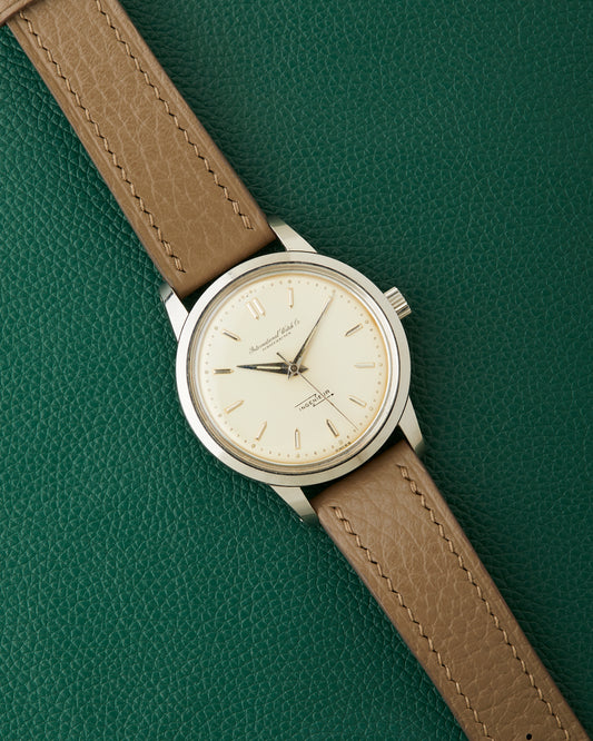IWC Ref.666A Ingenieur Creamy Eggshell Dial Vintage Steel Watch