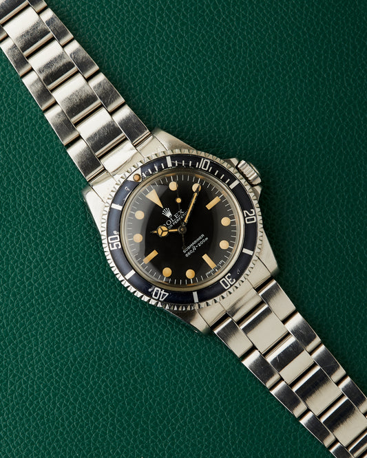 Rolex Submariner Ref. 5513 No Date Oyster Bracelet Full Set 1981