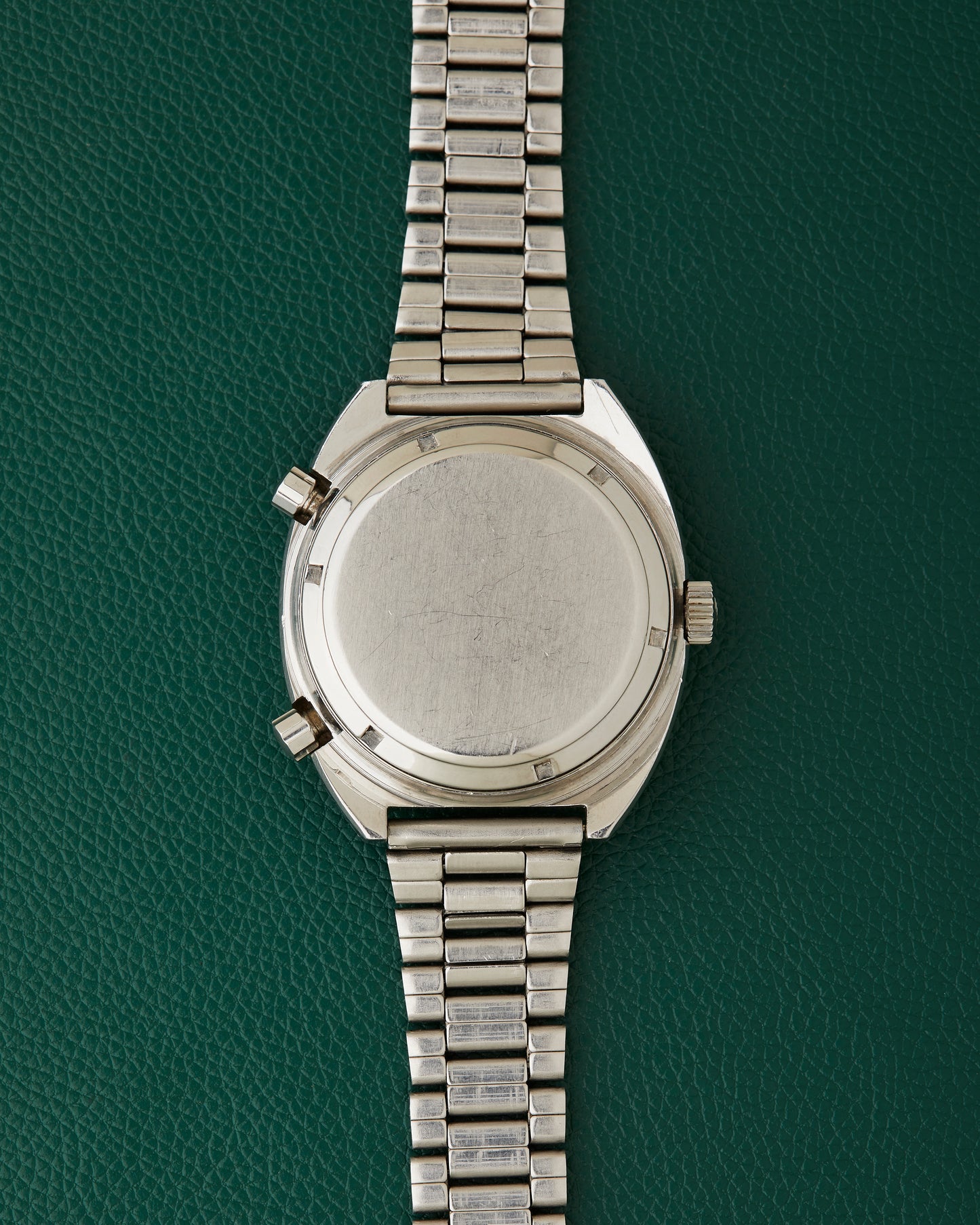 Heuer Autavia 11630 P Decompression Bezel Vintage Chocolate Dial