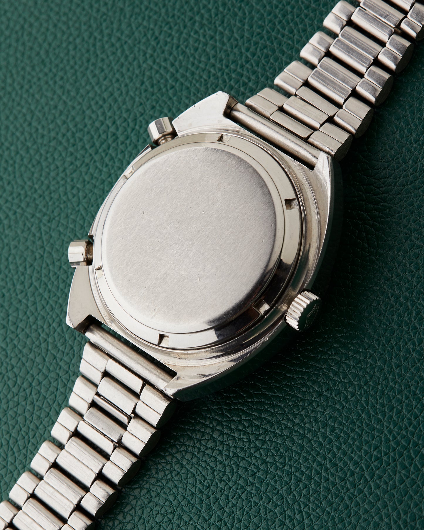 Heuer Autavia 11630 P Decompression Bezel Vintage Chocolate Dial