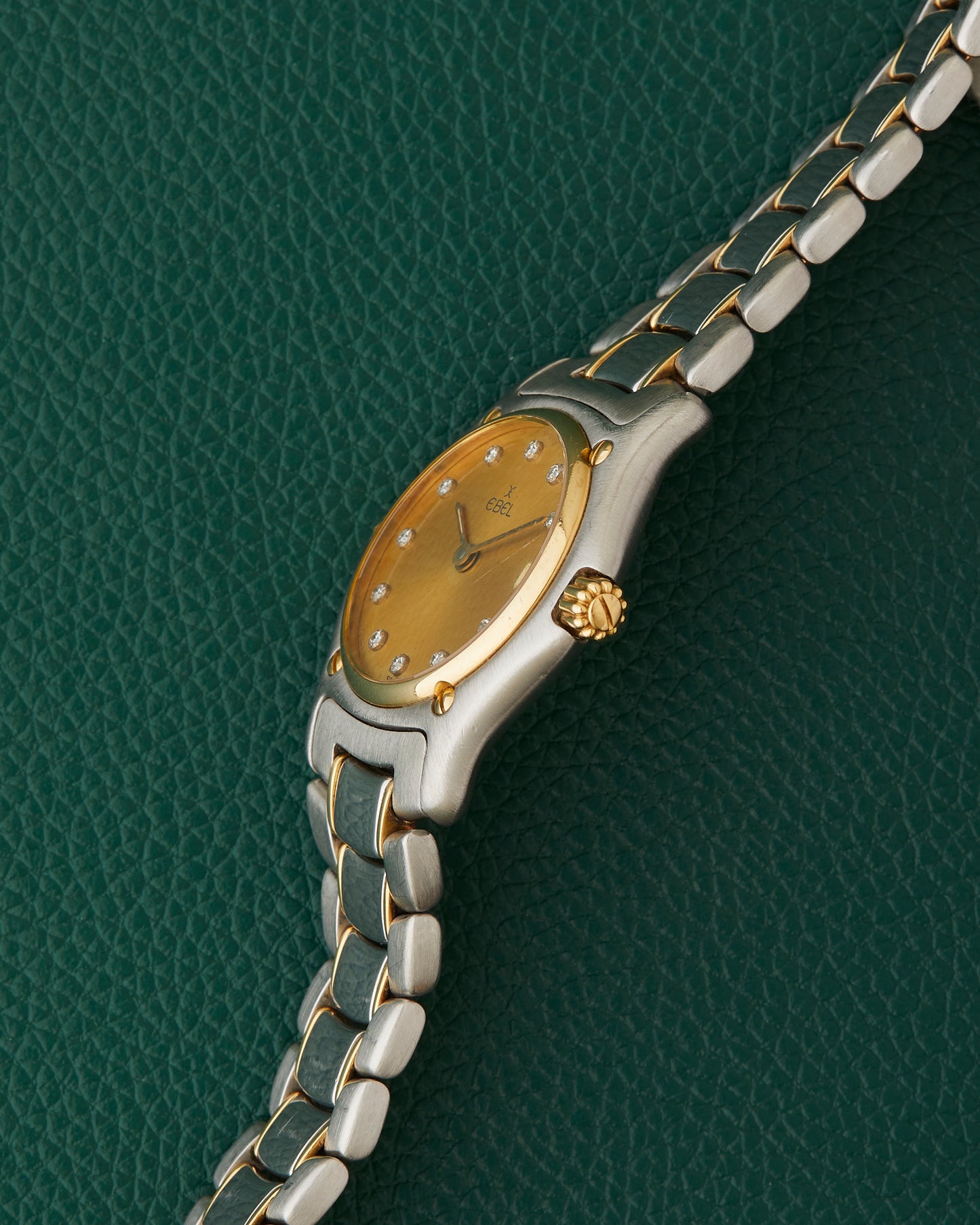 Ebel 1911 Ref. 188901 Steel & 18k Gold Two Tone Diamond Markers Watch