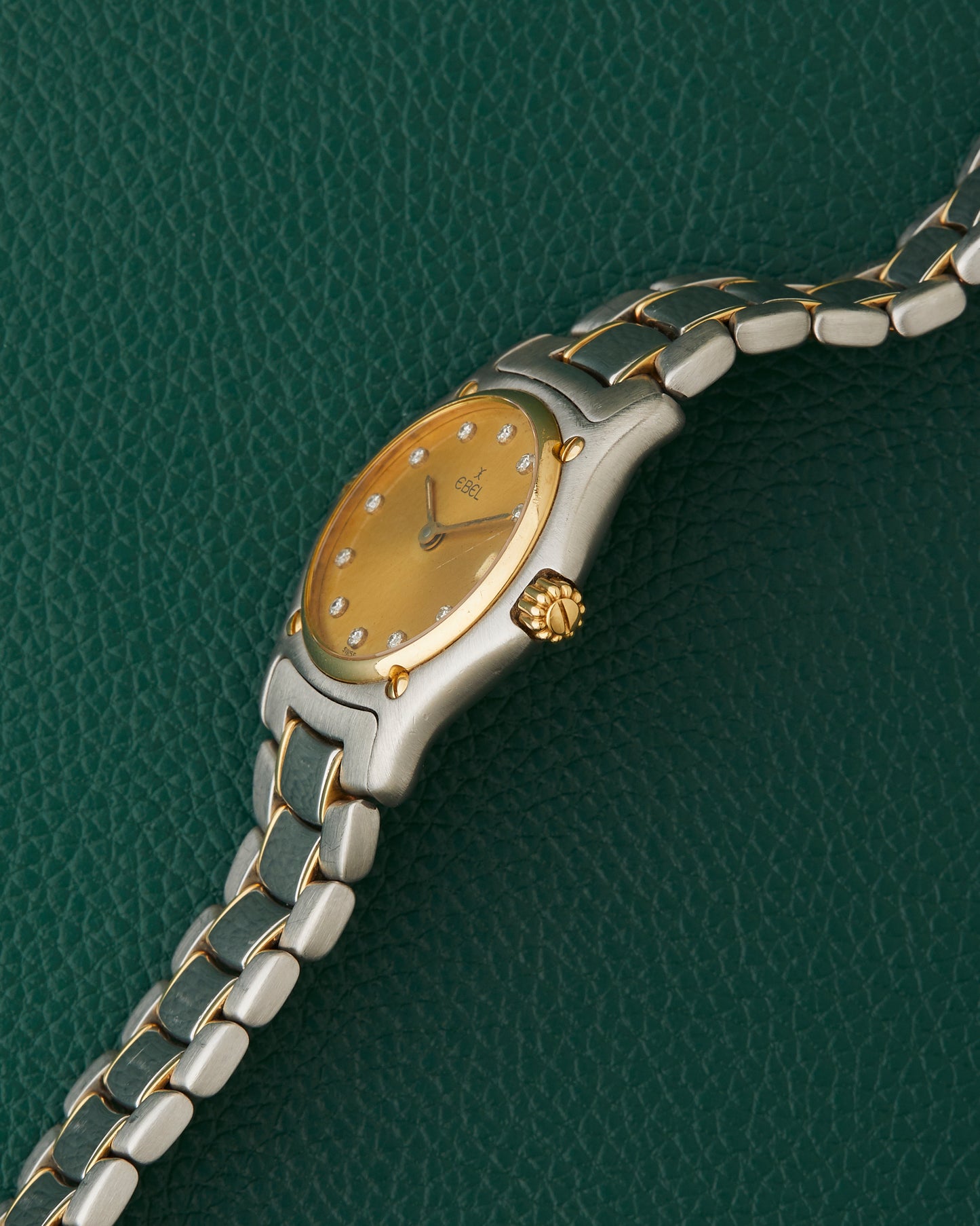 Ebel 1911 Ref. 188901 Steel & 18k Gold Two Tone Diamond Markers Watch