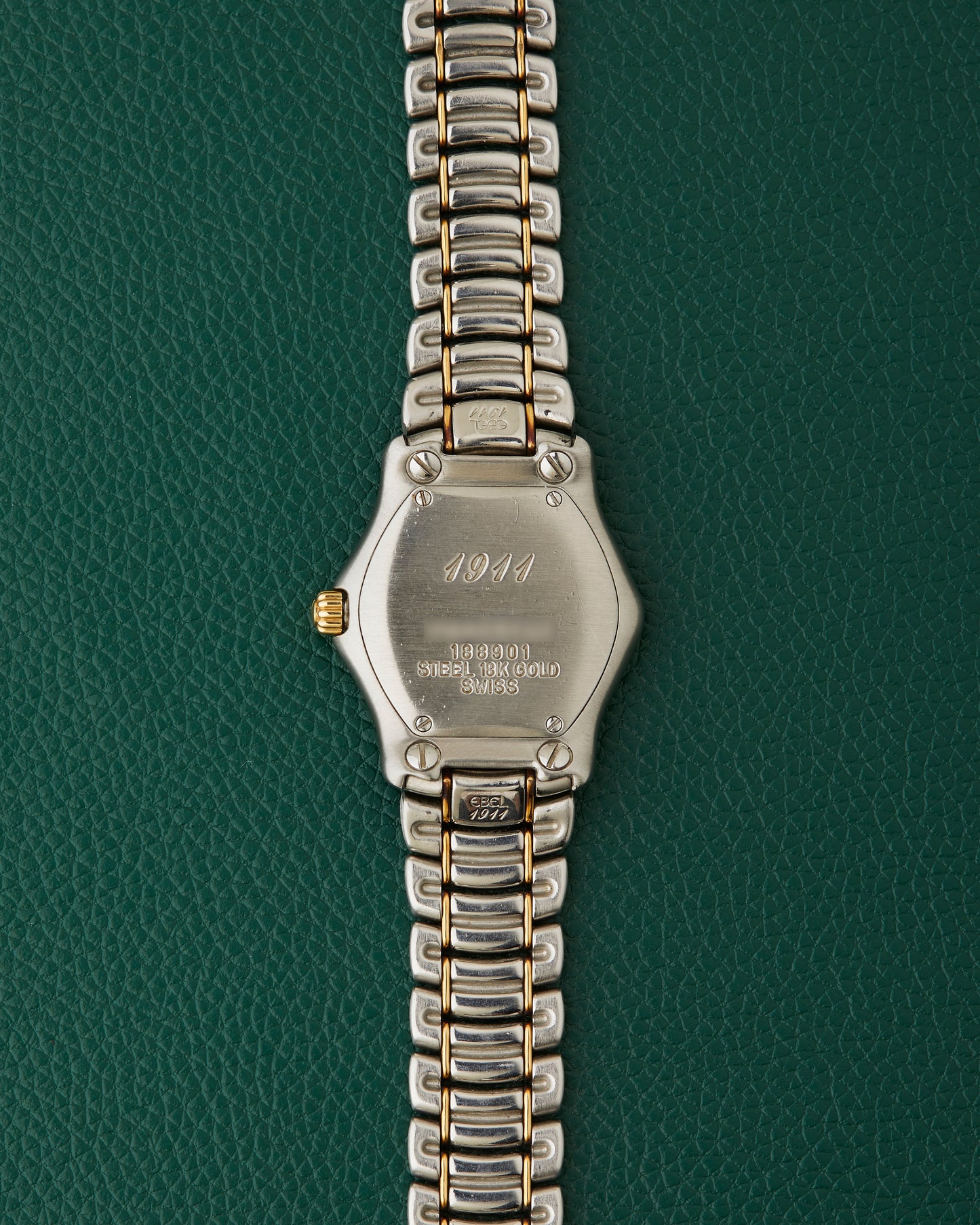 Ebel 1911 Ref. 188901 Steel & 18k Gold Two Tone Diamond Markers Watch
