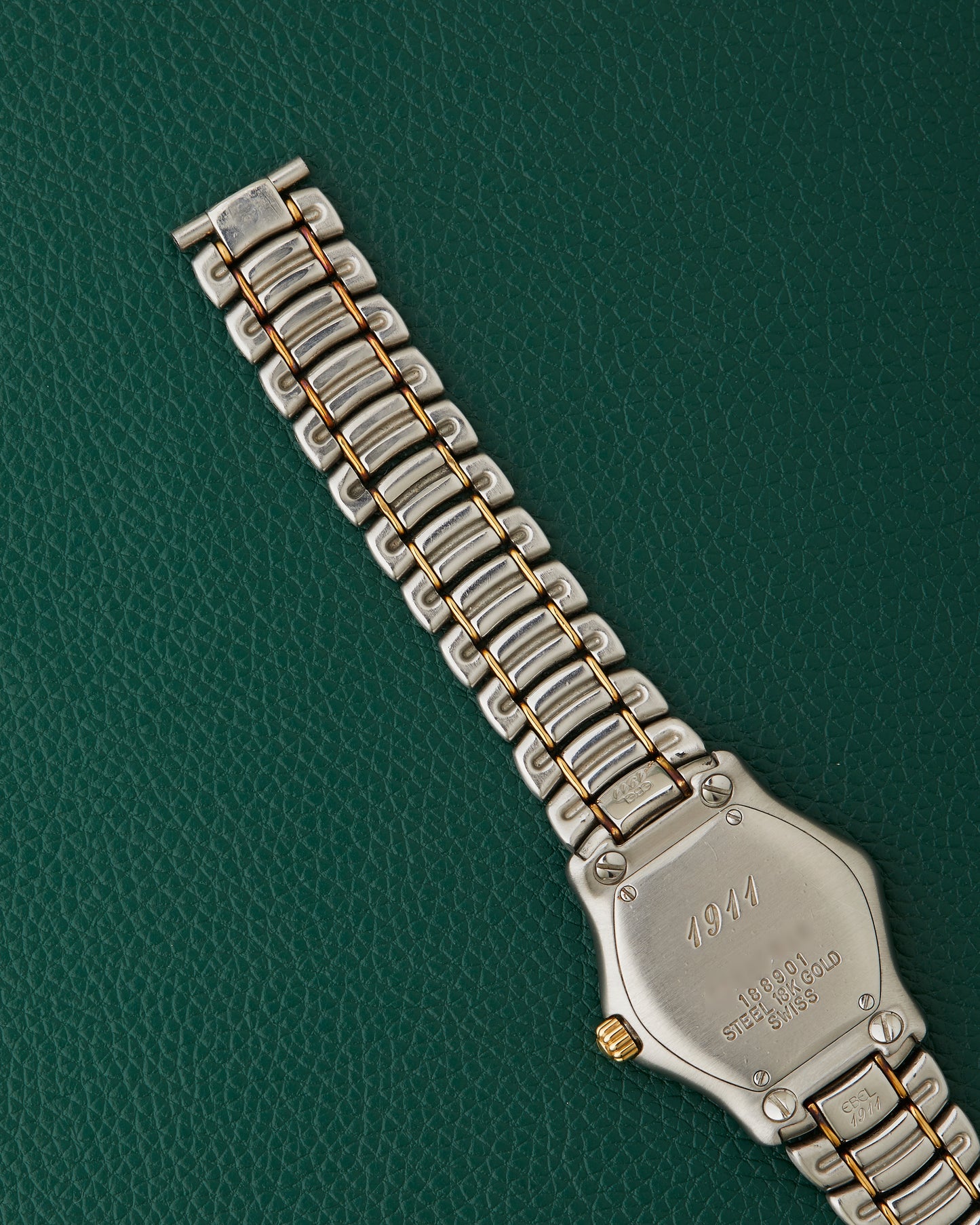 Ebel 1911 Ref. 188901 Steel & 18k Gold Two Tone Diamond Markers Watch