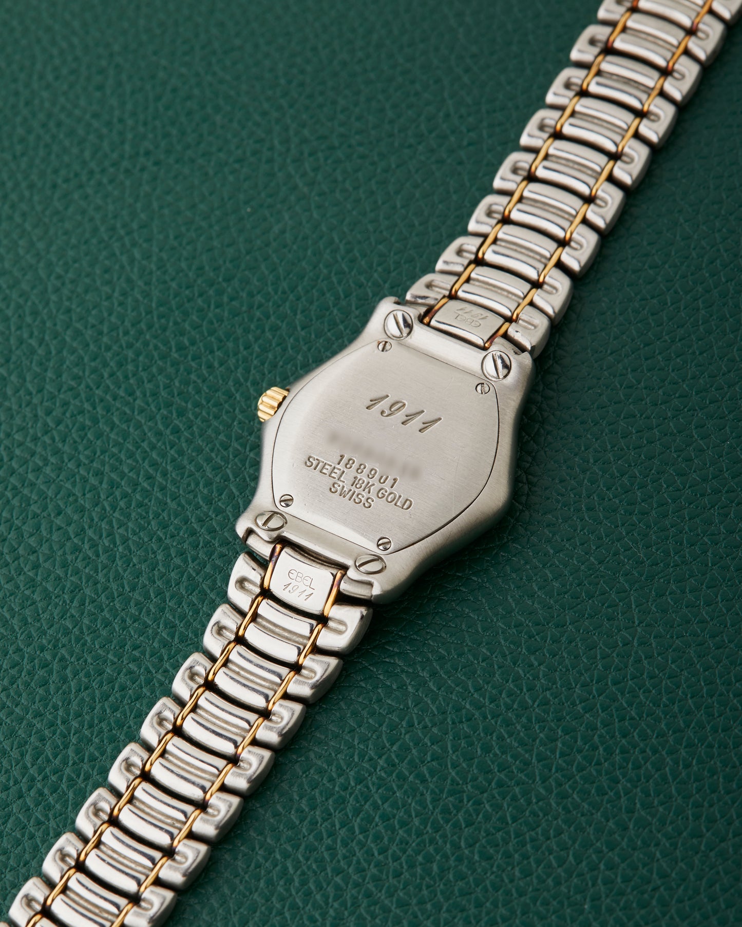 Ebel 1911 Ref. 188901 Steel & 18k Gold Two Tone Diamond Markers Watch