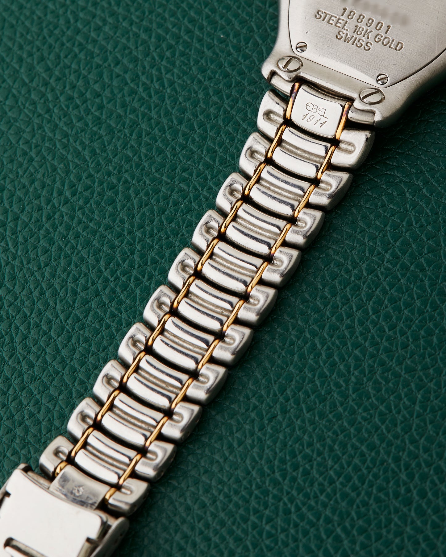 Ebel 1911 Ref. 188901 Steel & 18k Gold Two Tone Diamond Markers Watch