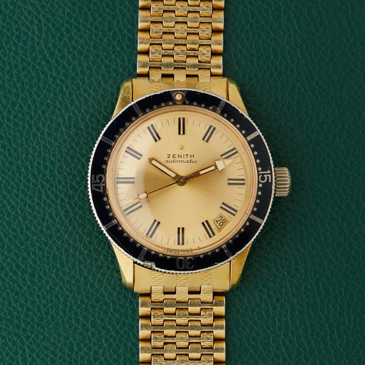 Zenith P3632 Vintage Automatic Diver Zenith Bracelet