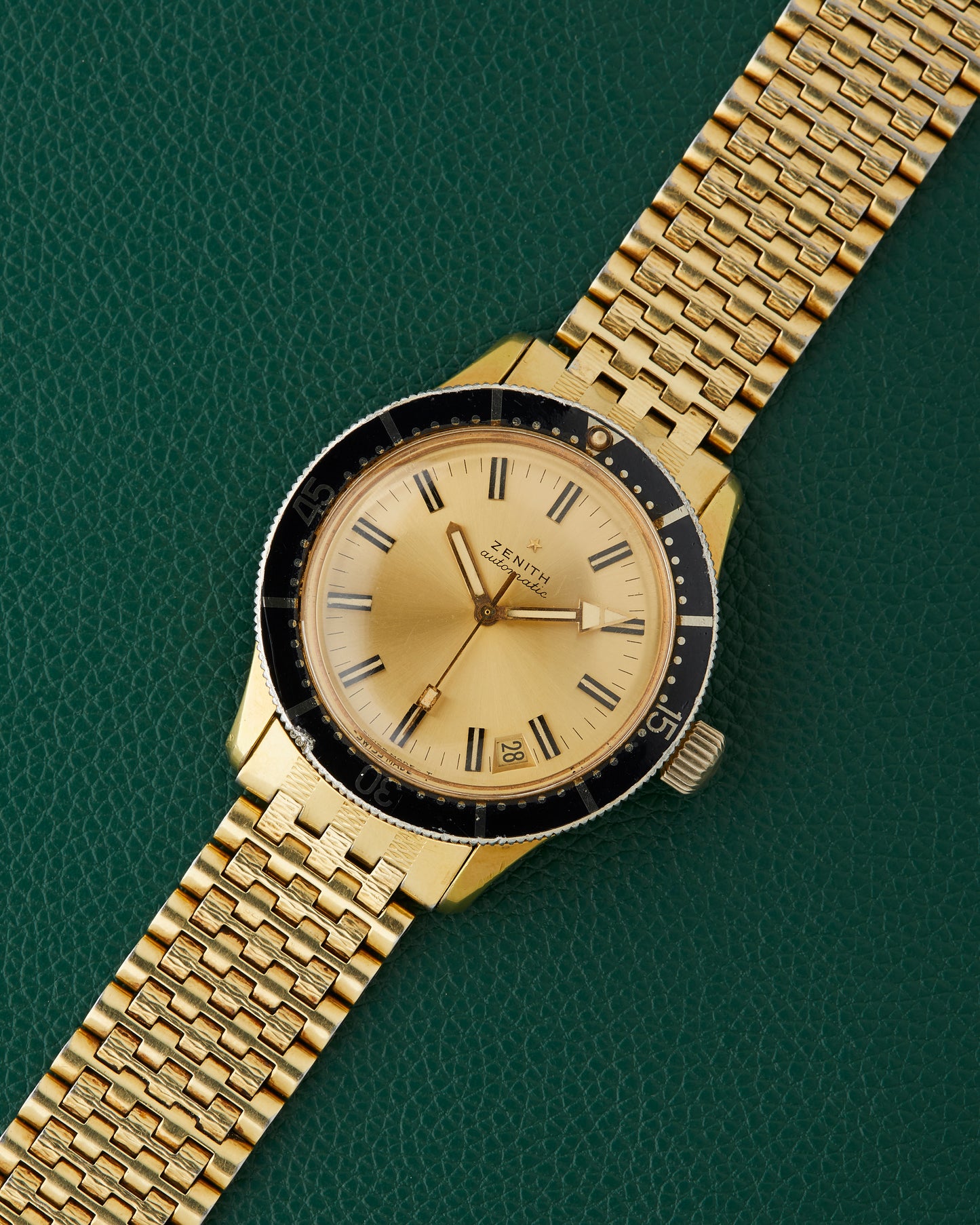 Zenith P3632 Vintage Automatic Diver Zenith Bracelet