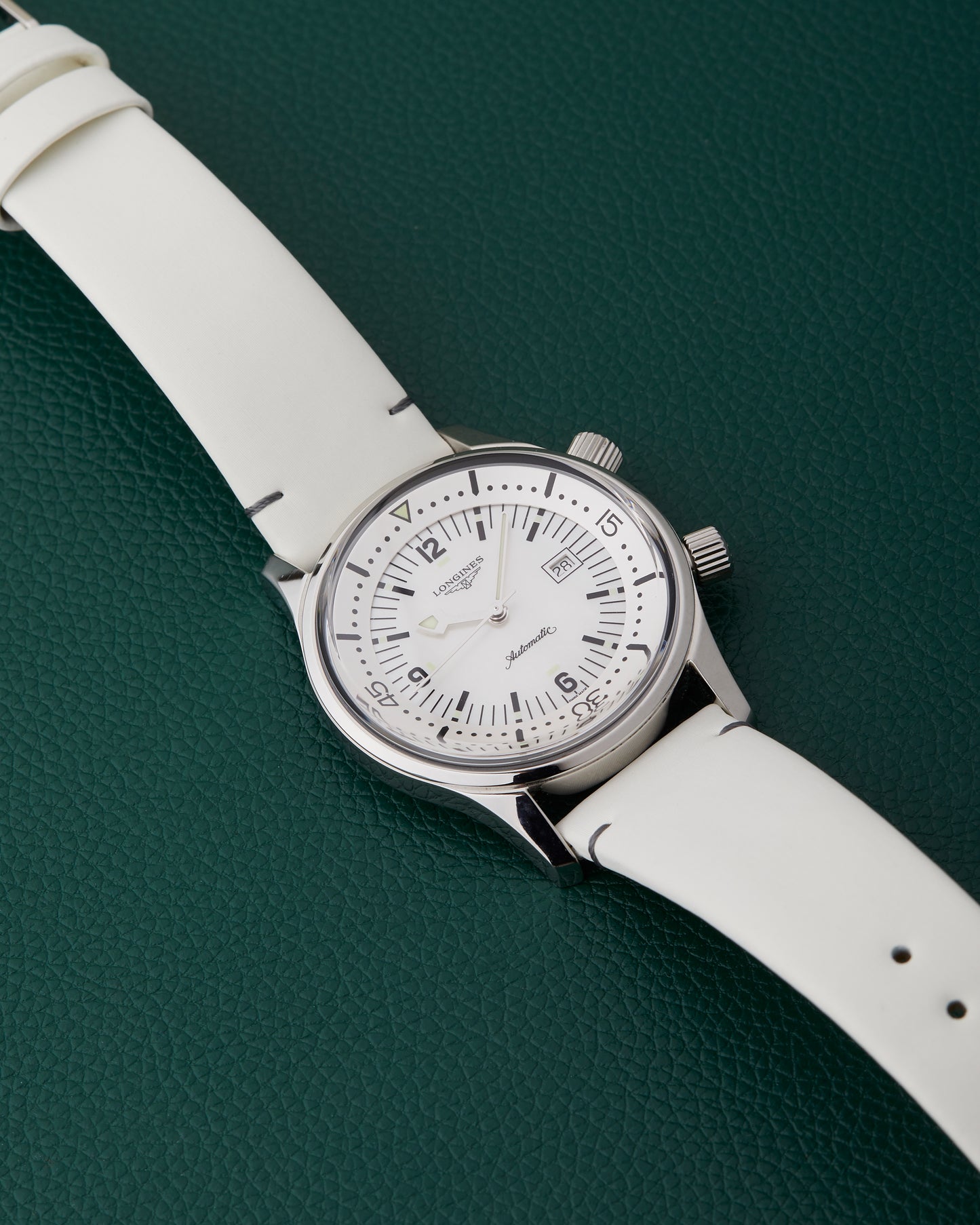 Longines Legend Diver L3.374.4.80.0 Mother of Pearl Dial Full Set