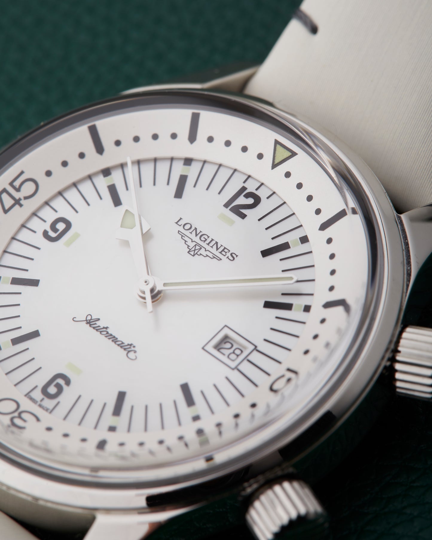 Longines Legend Diver L3.374.4.80.0 Mother of Pearl Dial Full Set