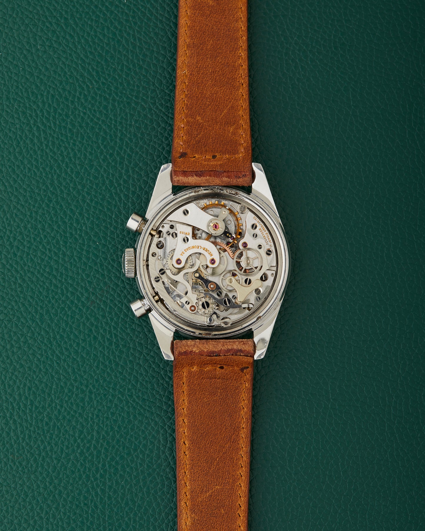 Heuer Carrera 2447T Valjoux 72 Vintage Chronograph Serviced