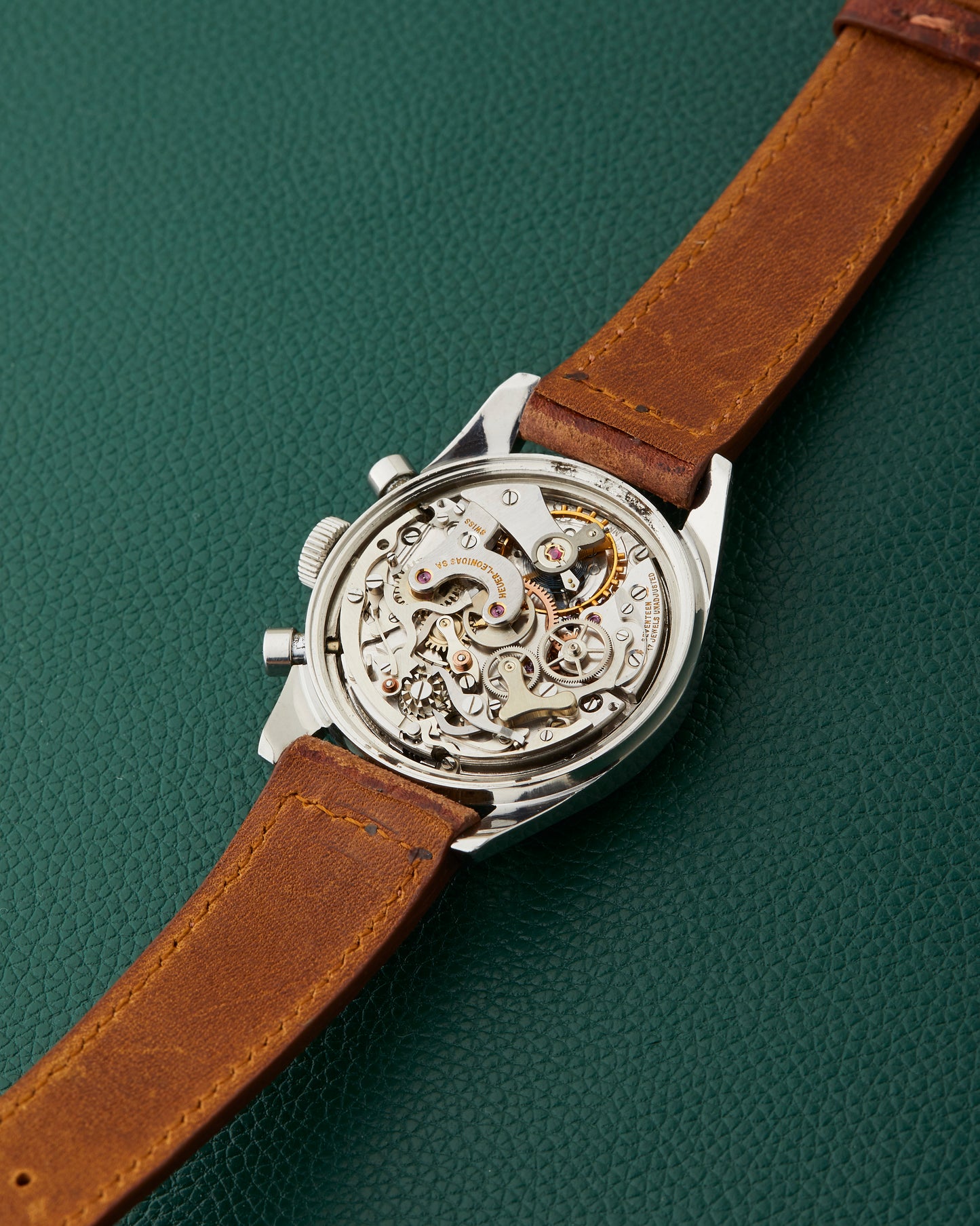 Heuer Carrera 2447T Valjoux 72 Vintage Chronograph Serviced