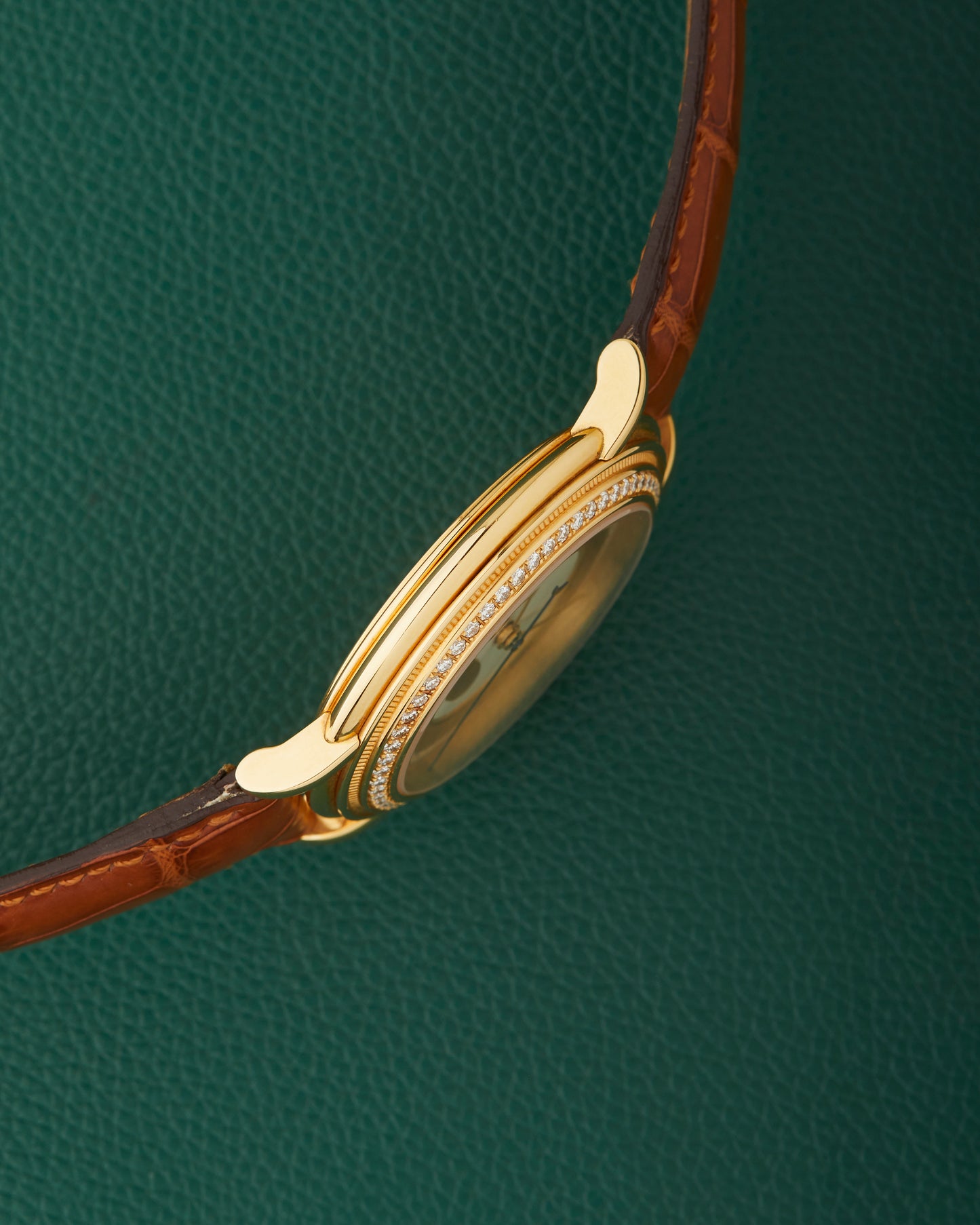 Parmigiani Fleurier Toric 18K Yellow Gold Diamond Bezel